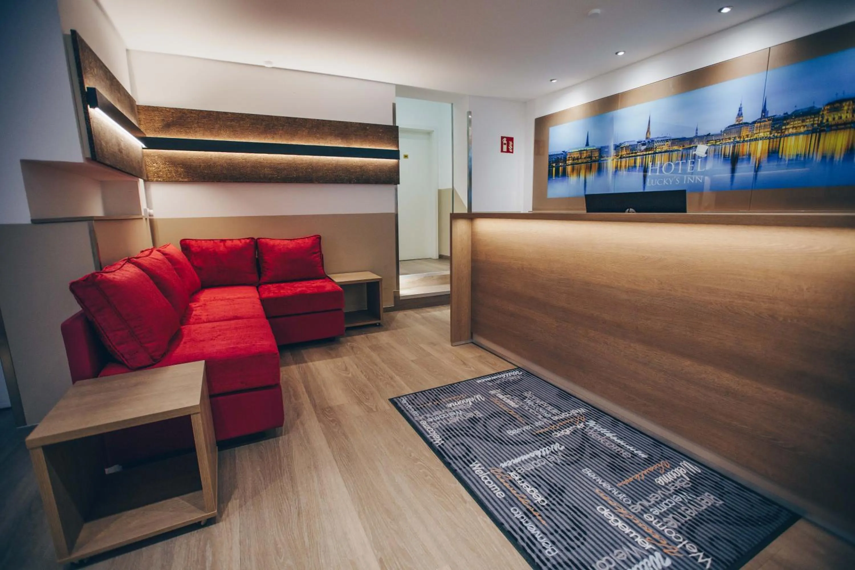 Property building in Hotel Luckys Inn