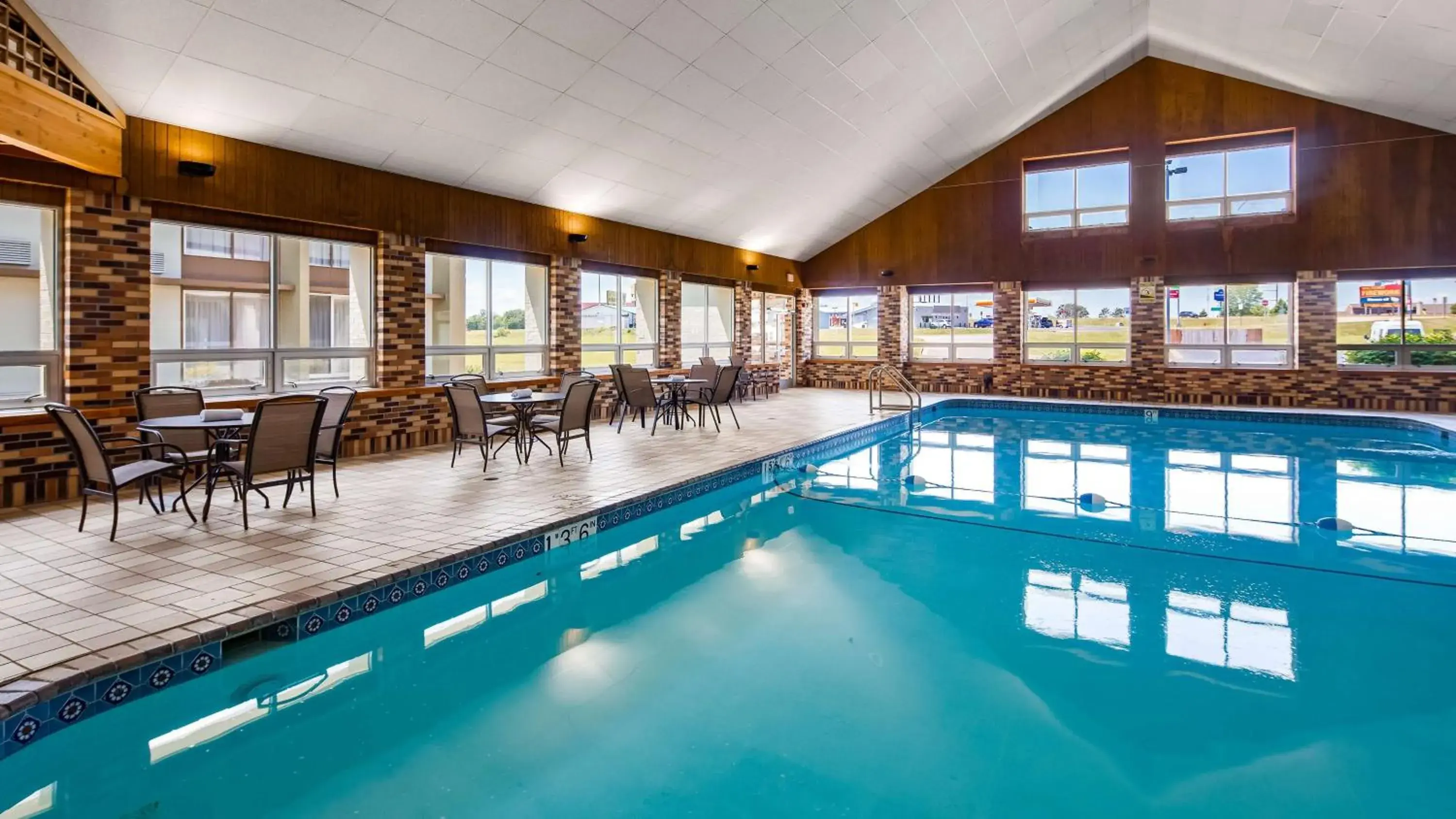 Pool view in Best Western Tomah Hotel Pool view in Best Western Tomah Hotel