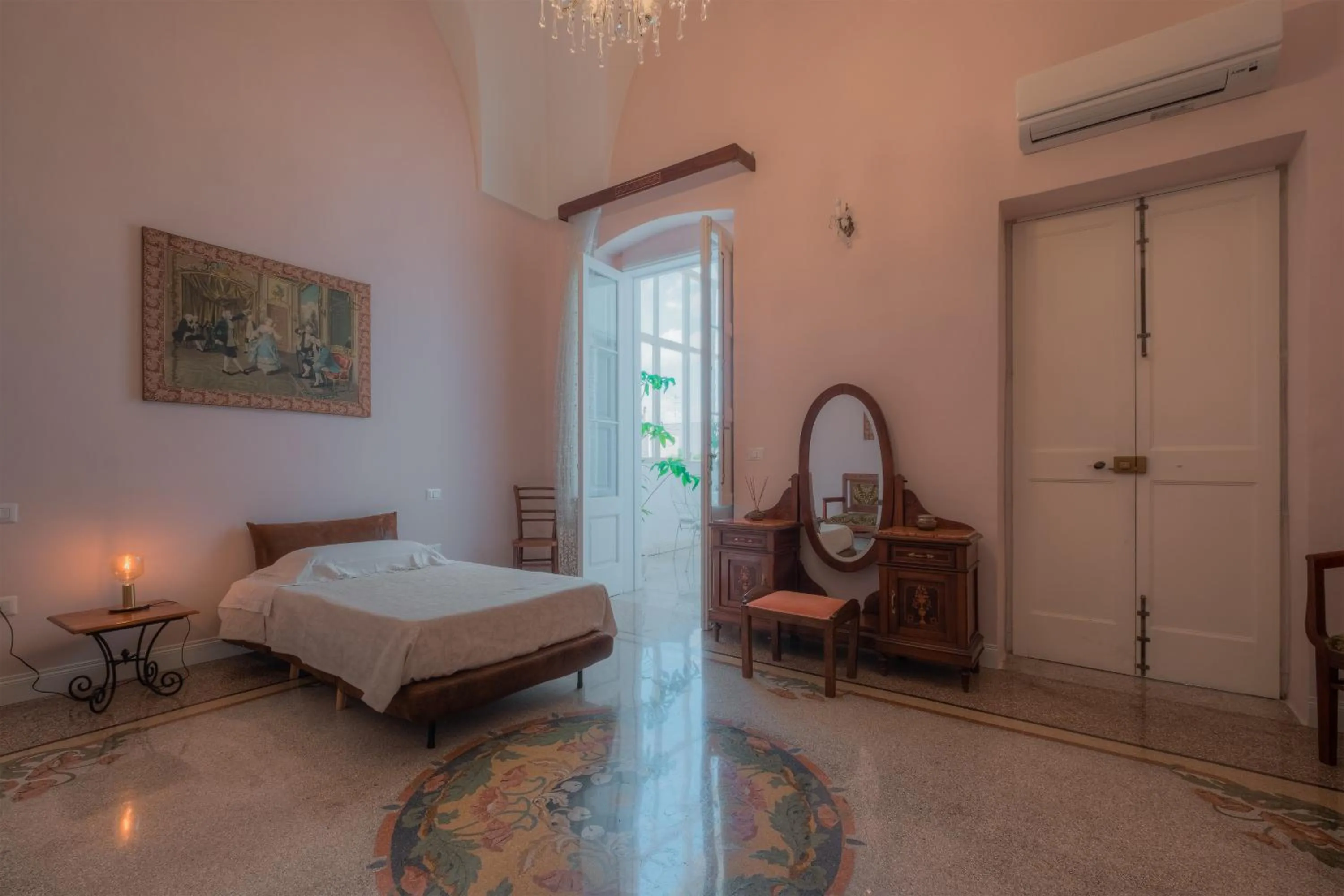 Bed in Relais Palazzo Vaglio