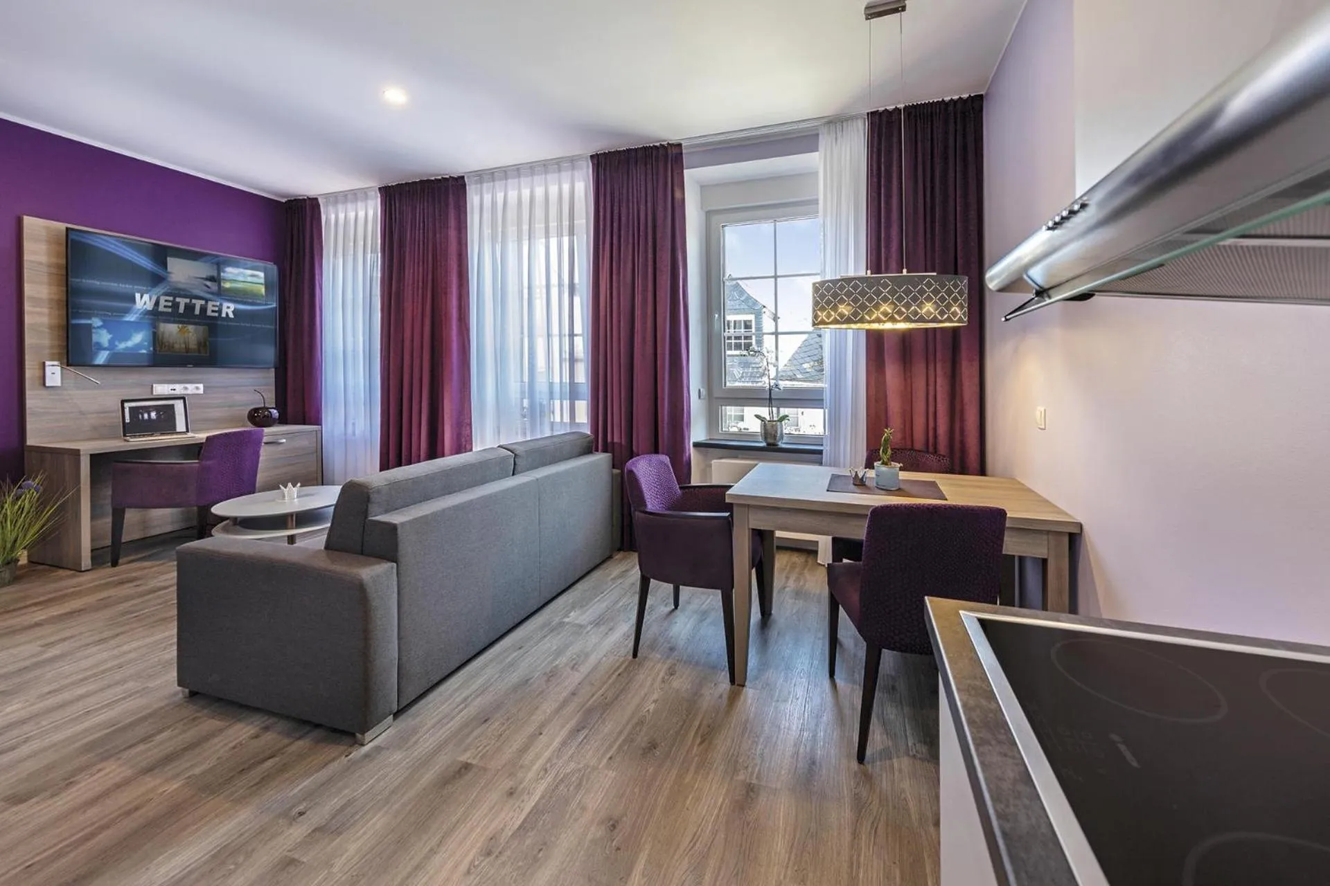 Living room in Apartmenthaus Burgenheimat in Rhens bei Koblenz