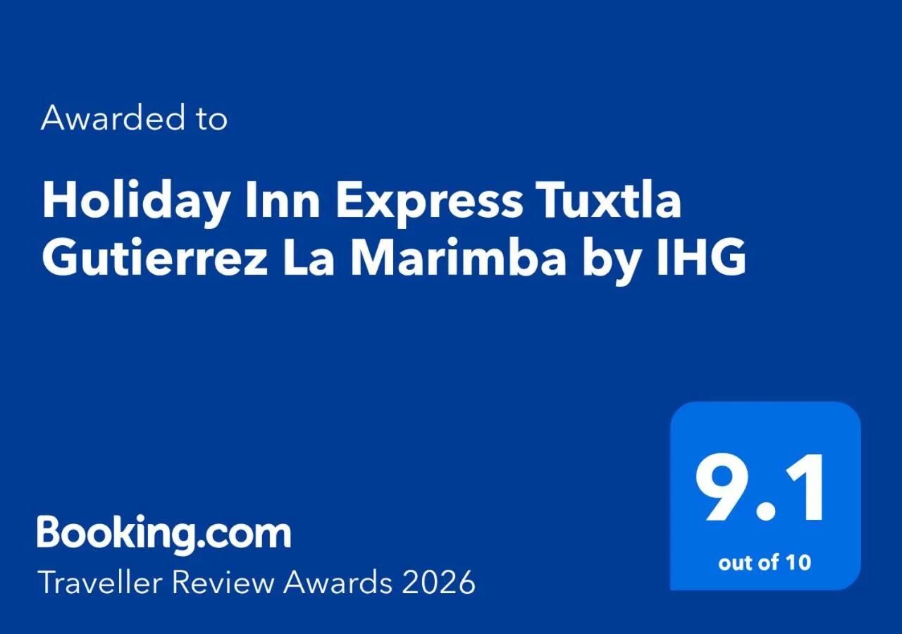 Certificate/Award in Holiday Inn Express Tuxtla Gutierrez La Marimba by IHG