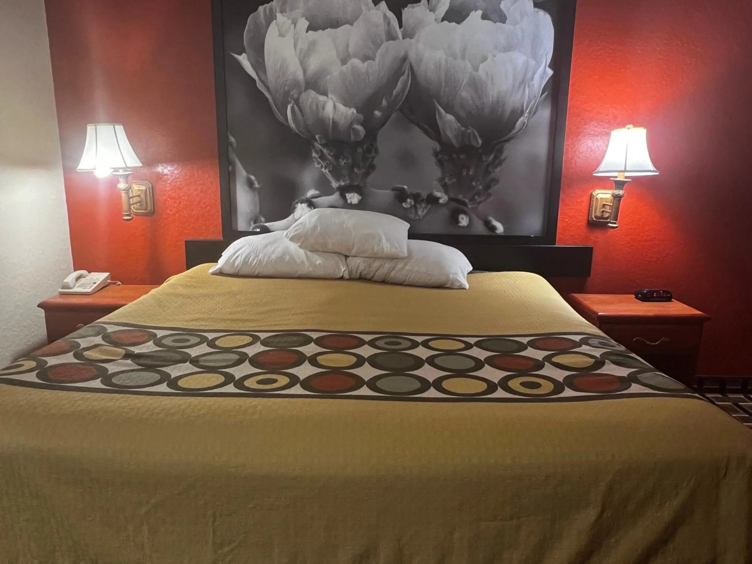 Bed in Super 8 by Wyndham Brookshire TX