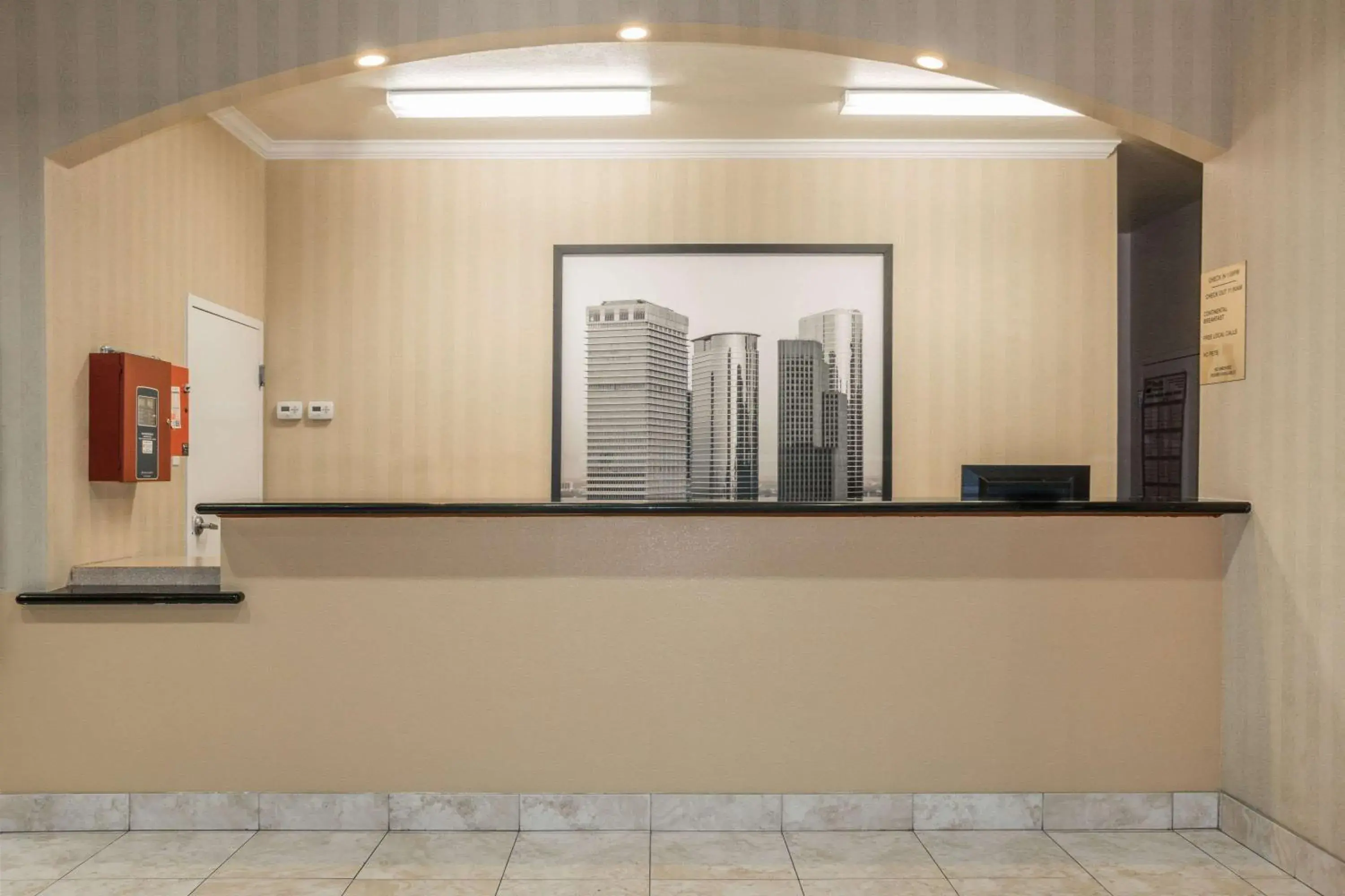 Lobby or reception in Super 8 by Wyndham Brookshire TX Lobby or reception in Super 8 by Wyndham Brookshire TX