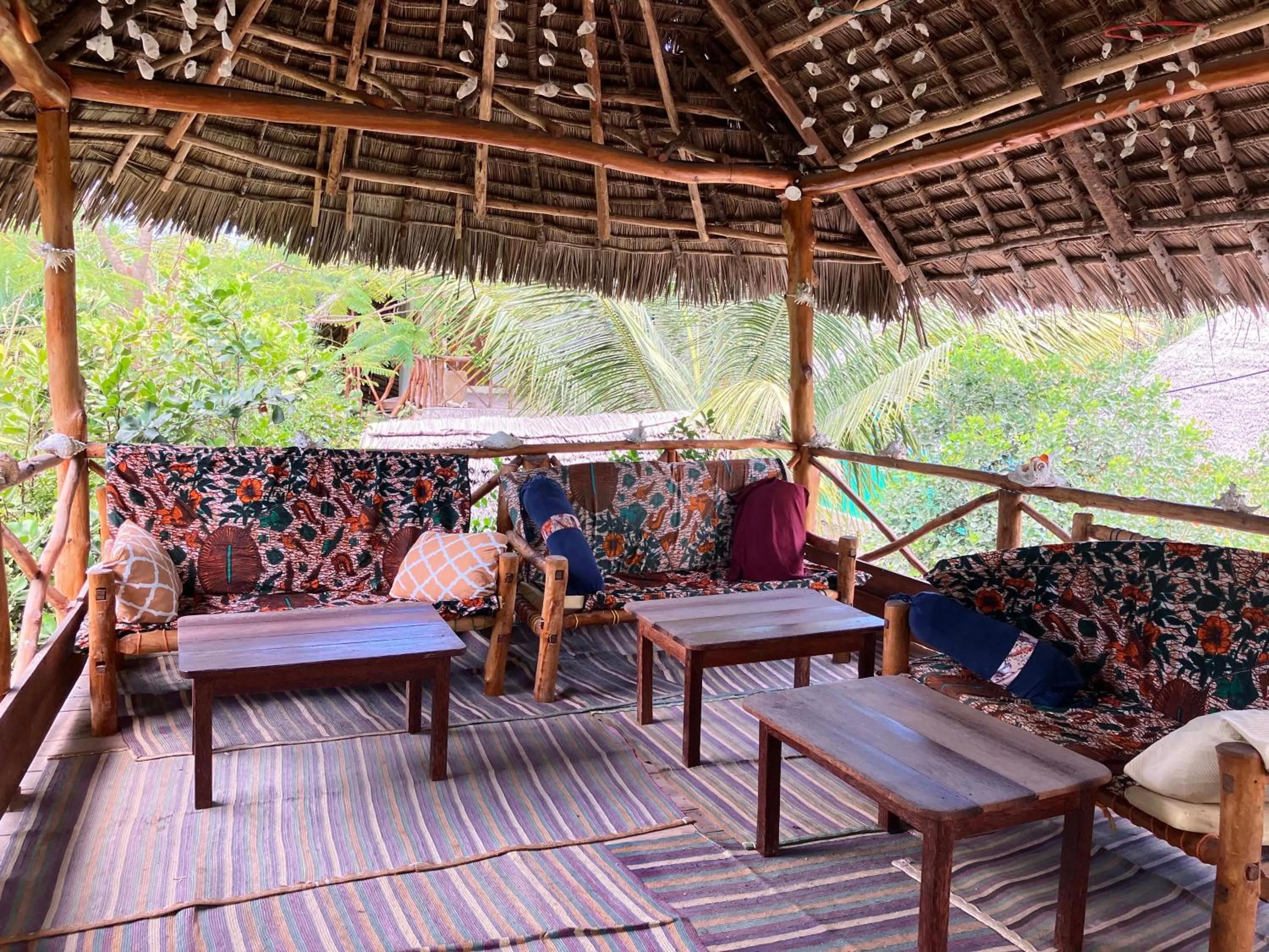Seating area in Mount Zion Lodge