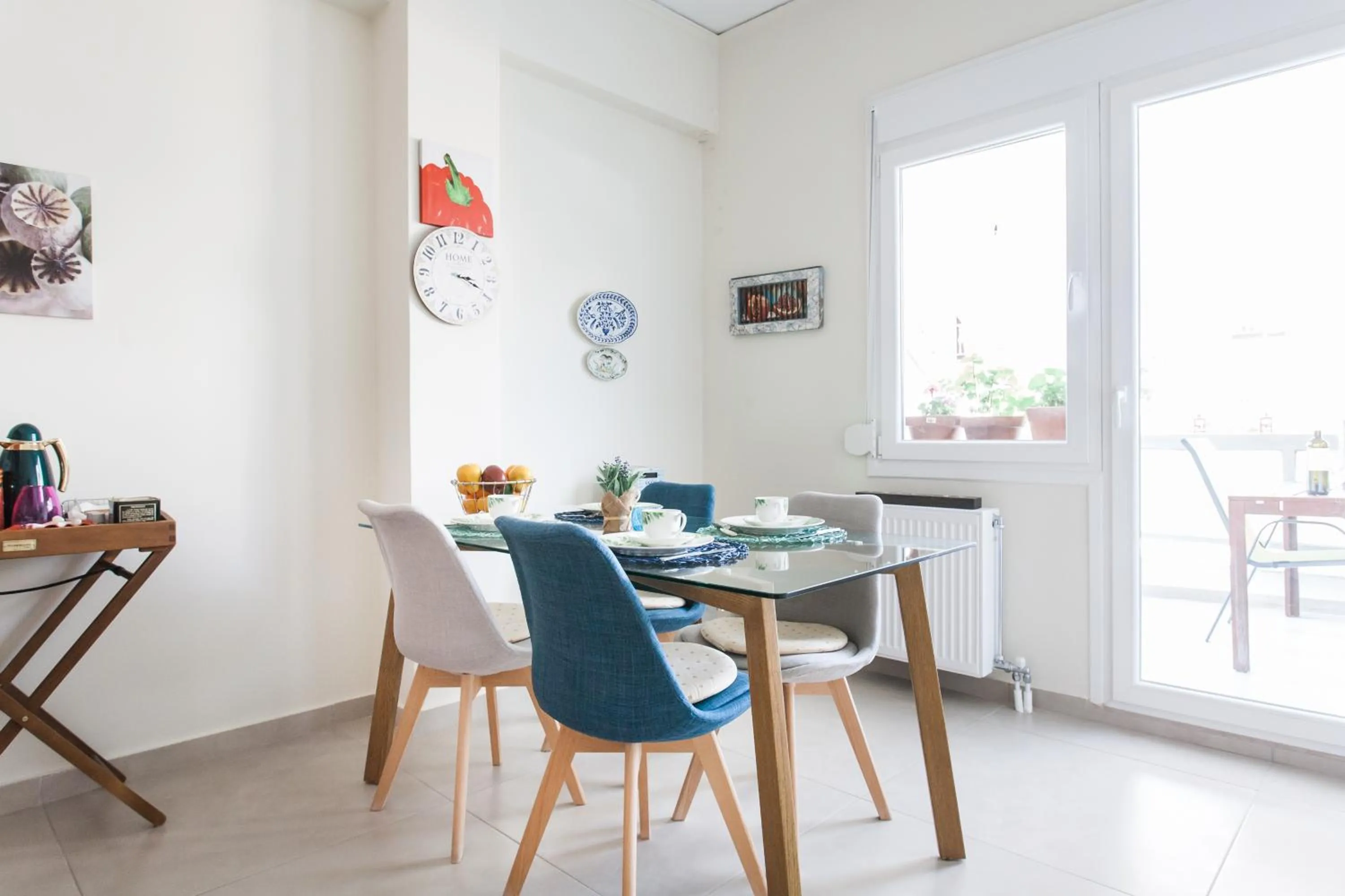 Dining area in Athens Homes