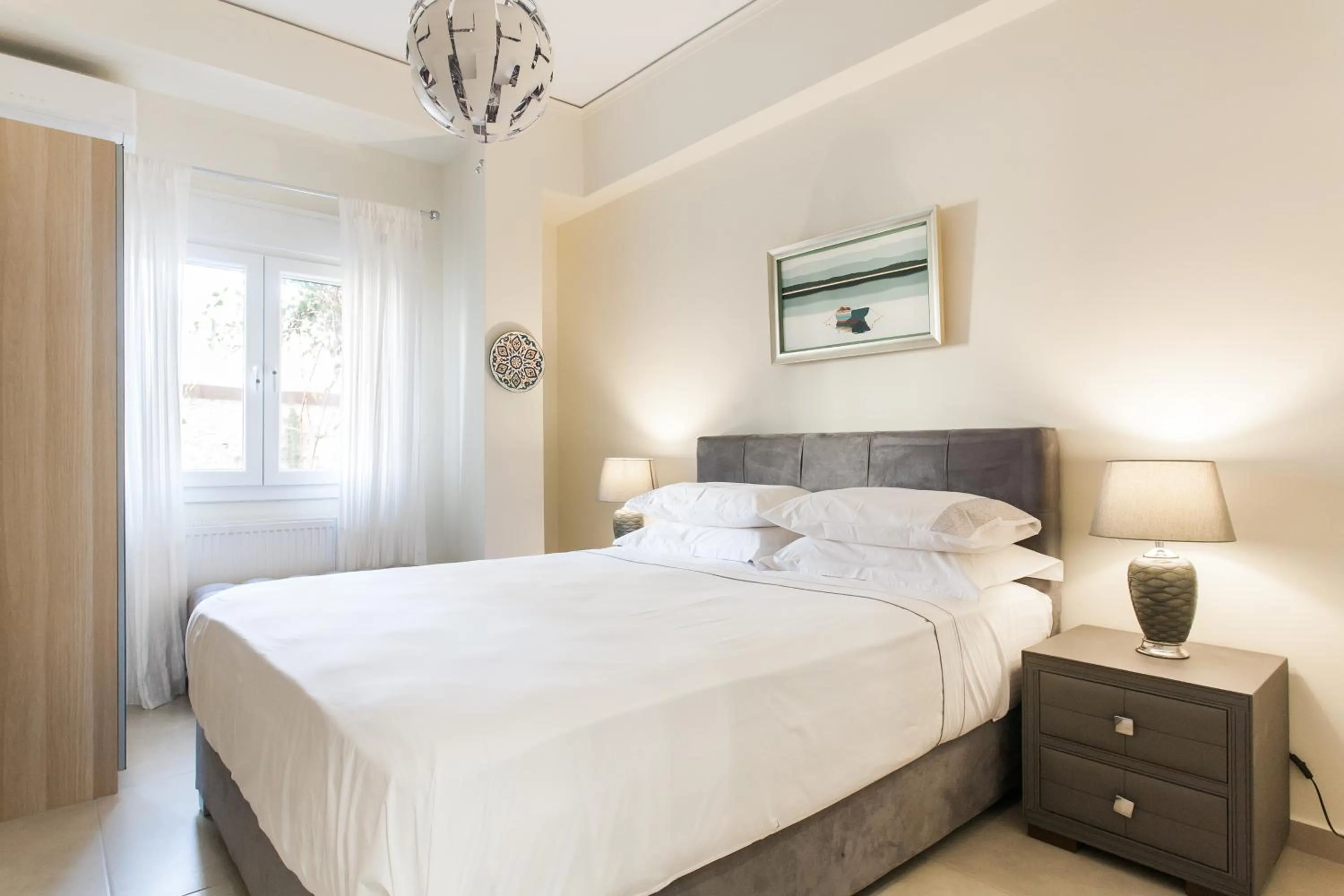Bedroom, Bed in Athens Homes