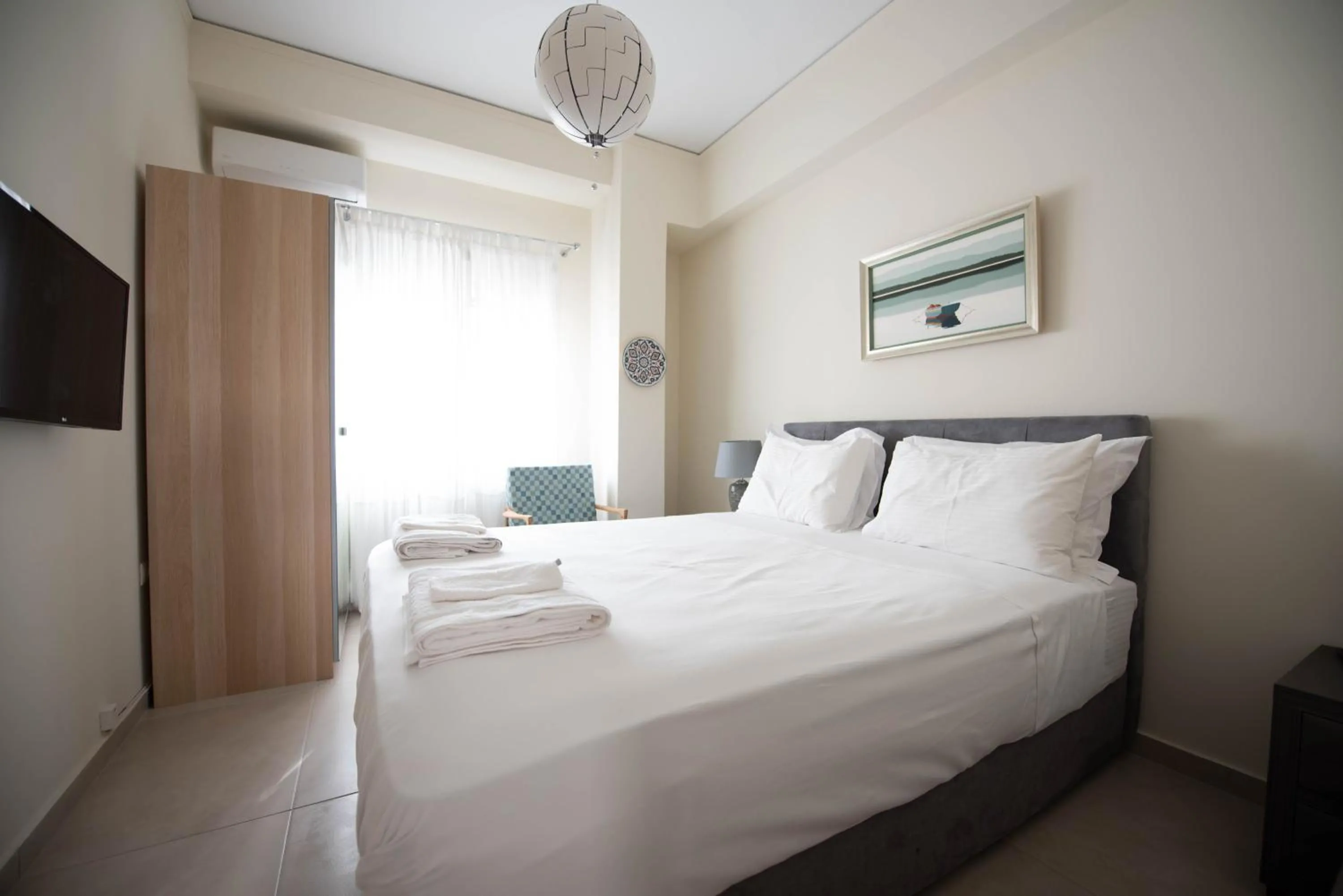 Bedroom, Bed in Athens Homes