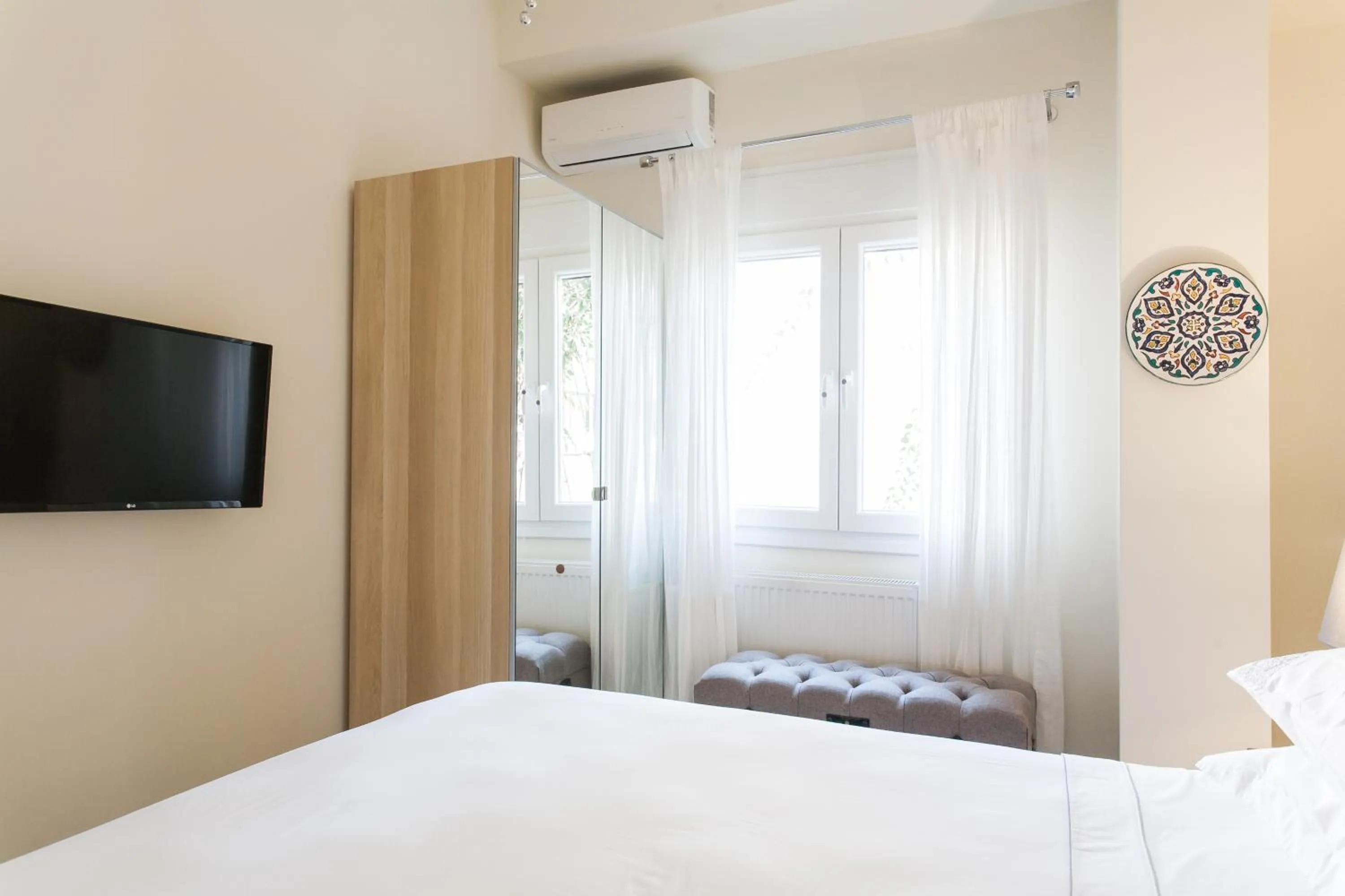 Bedroom, Bed in Athens Homes