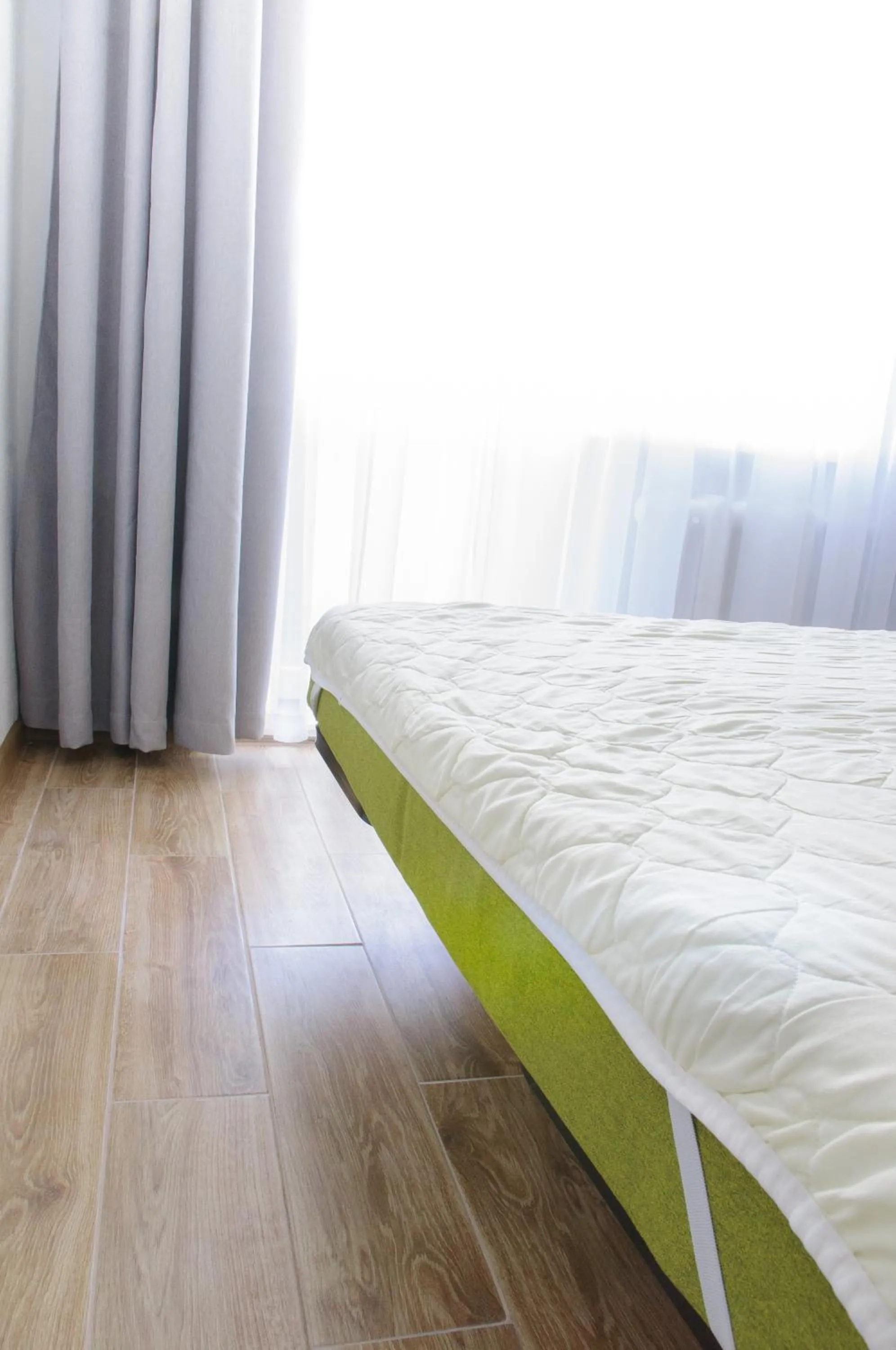 Balcony/Terrace, Bed in Scandinavian Poltava Apartments with 2 rooms, 3 beds 1 sofa