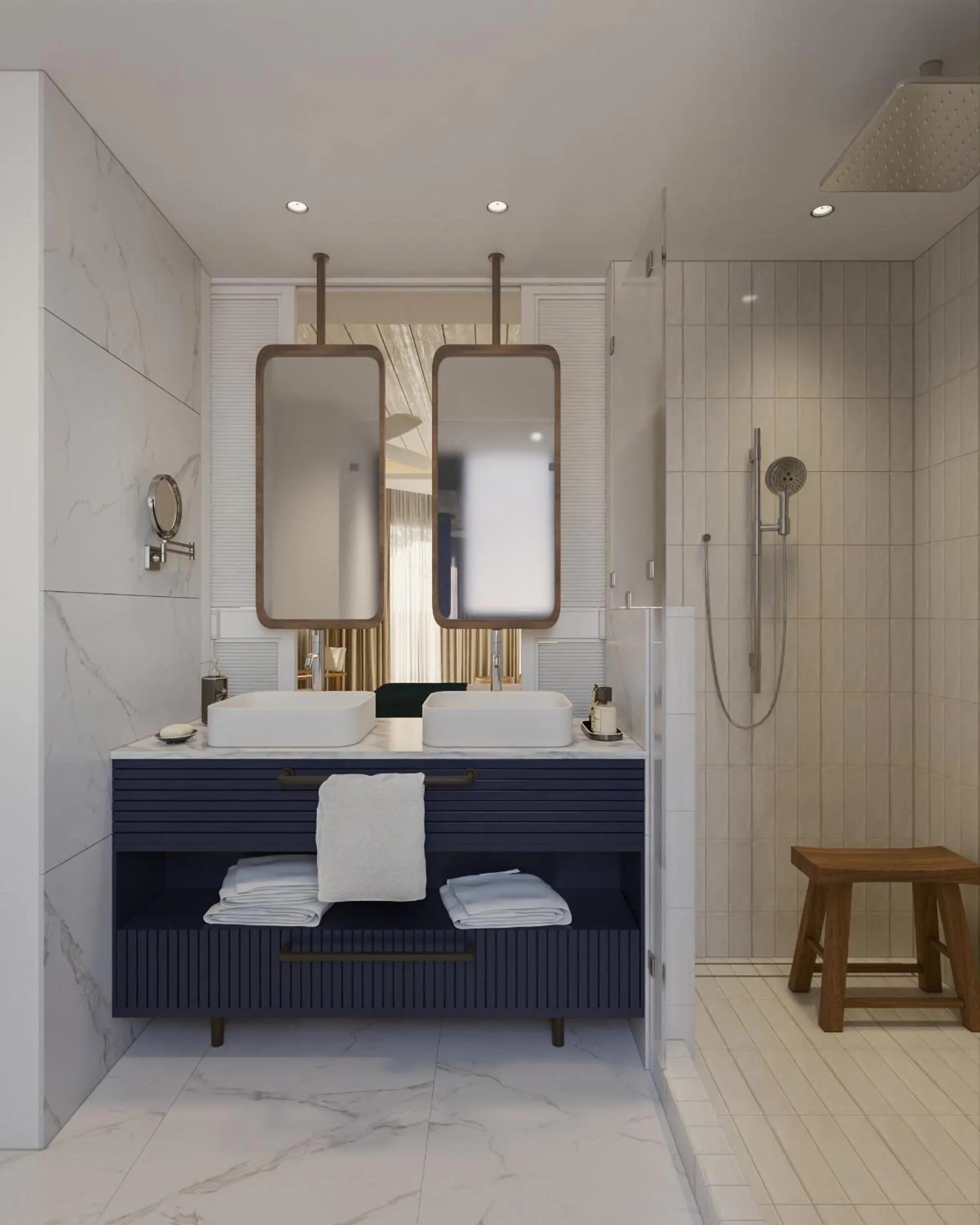 Shower in Secrets Saint Lucia Resort & Spa - All Inclusive