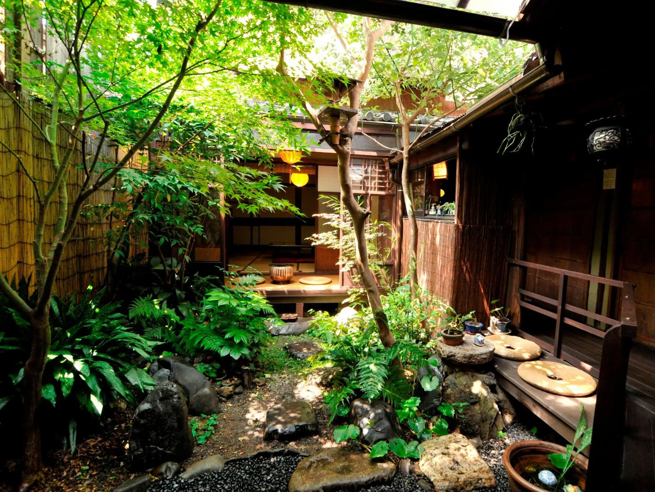 Garden in Guest House Waraku-An