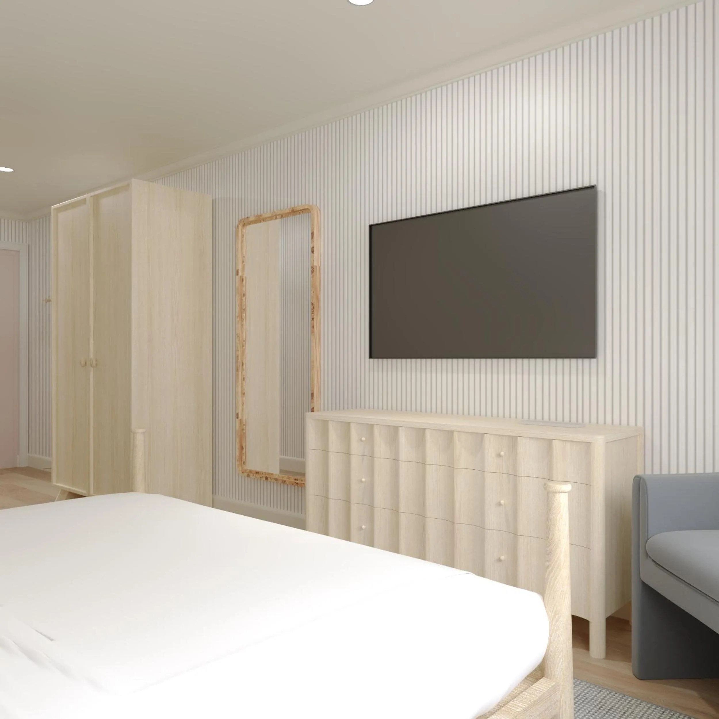 Bed in Bay Shores Peninsula Hotel