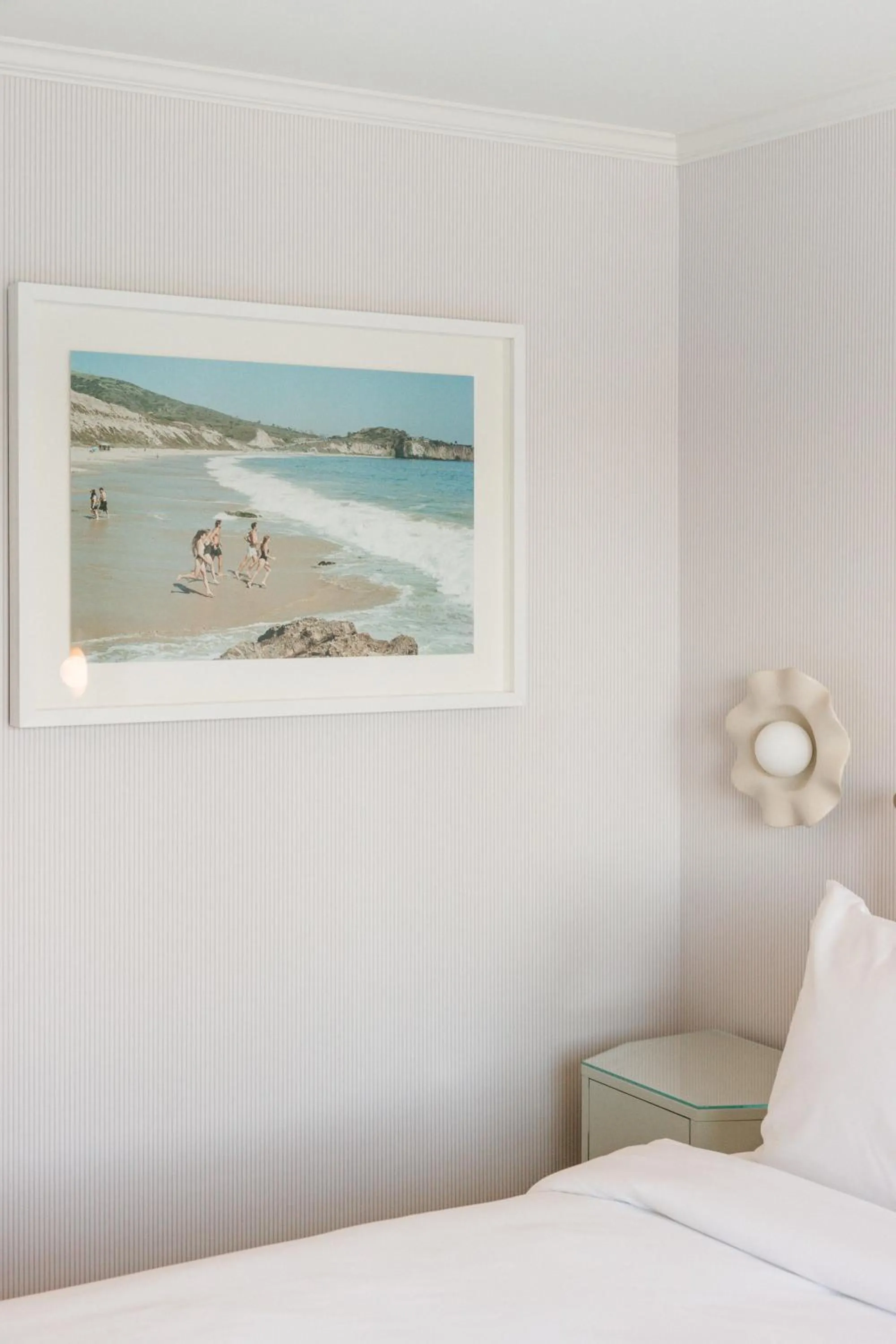 Decorative detail, Bed in Bay Shores Peninsula Hotel