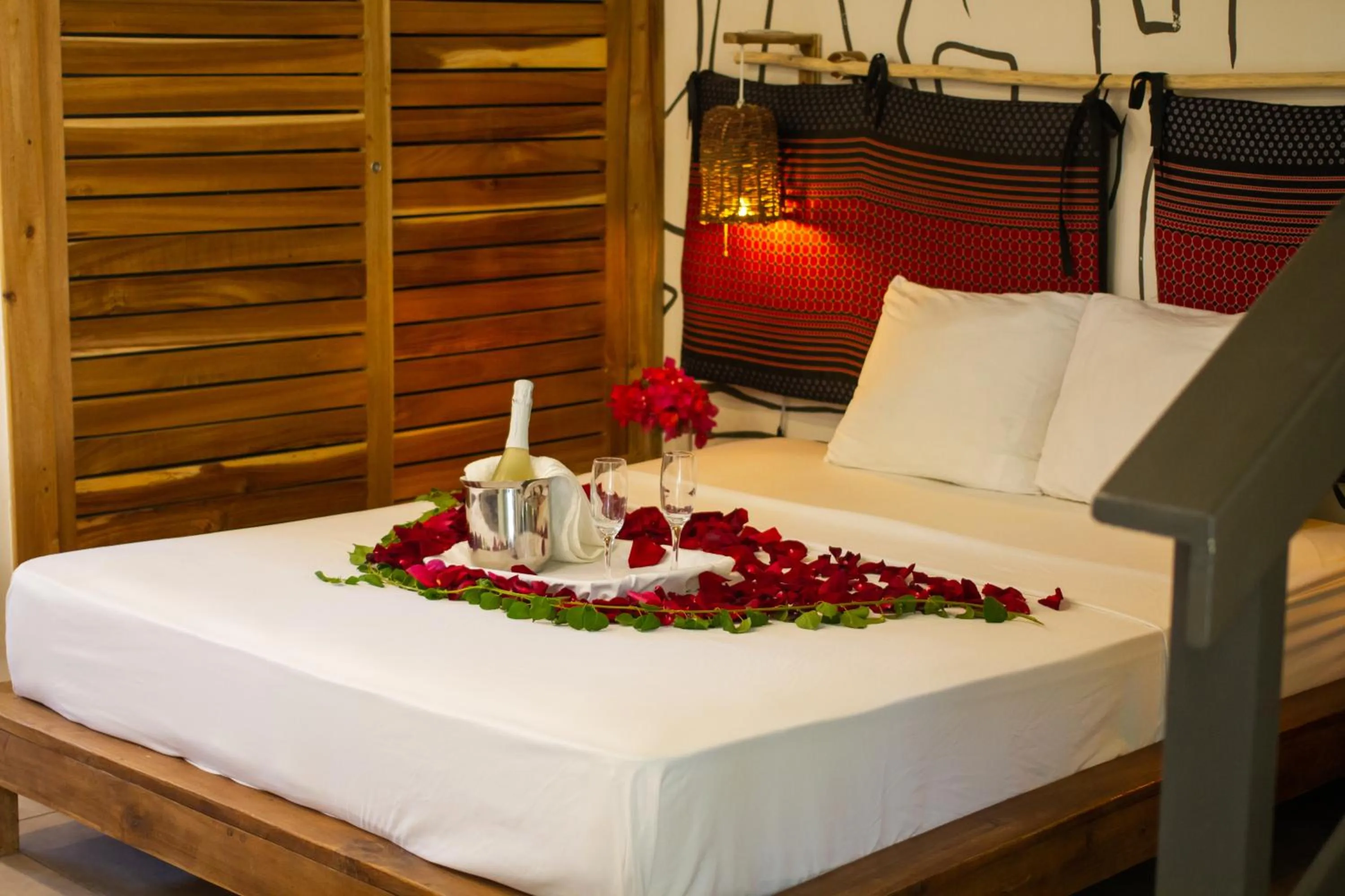 Bed in Afreeka Beach Hotel