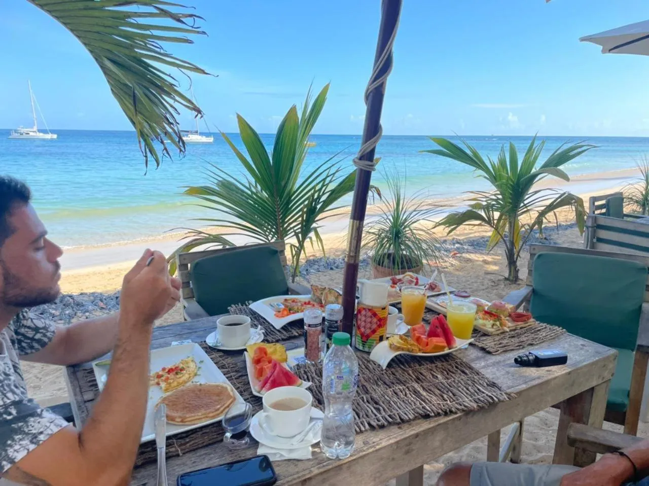 People in Afreeka Beach Hotel