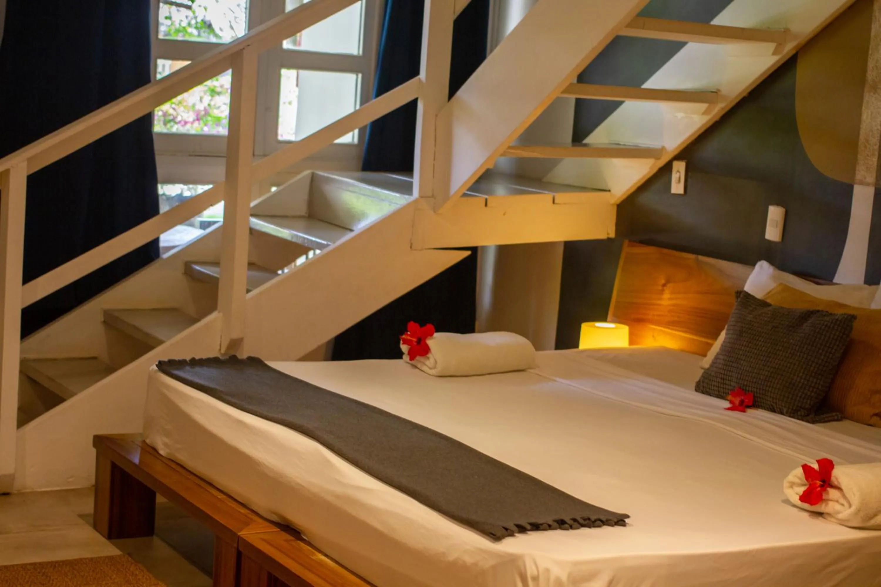 Bed in Afreeka Beach Hotel