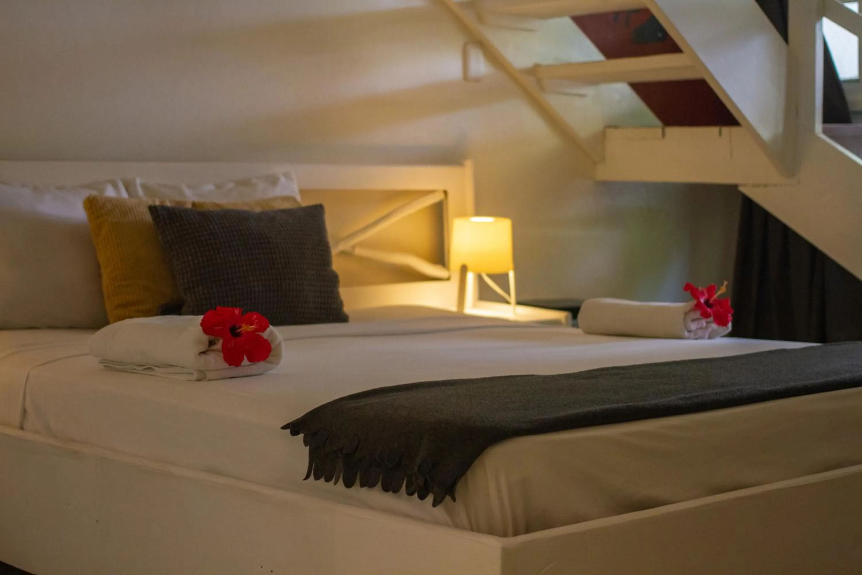 Bed in Afreeka Beach Hotel