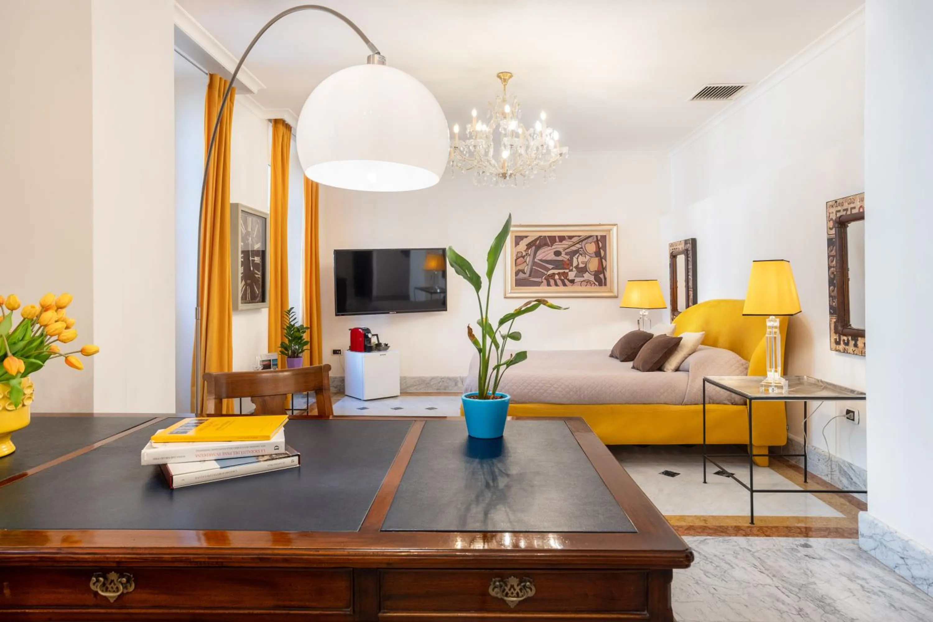 Bed in Relais La Lanterne