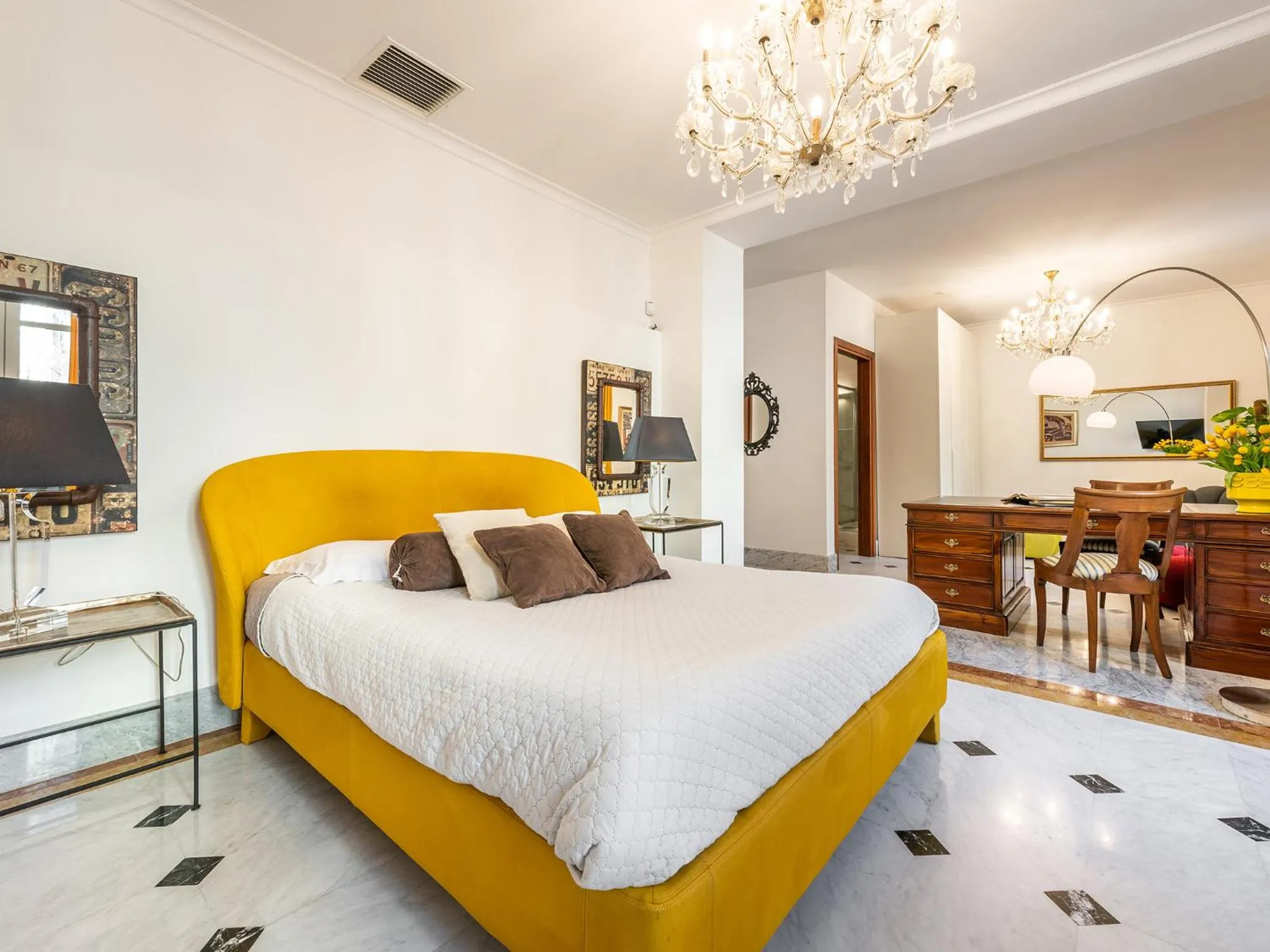 Bed in Relais La Lanterne