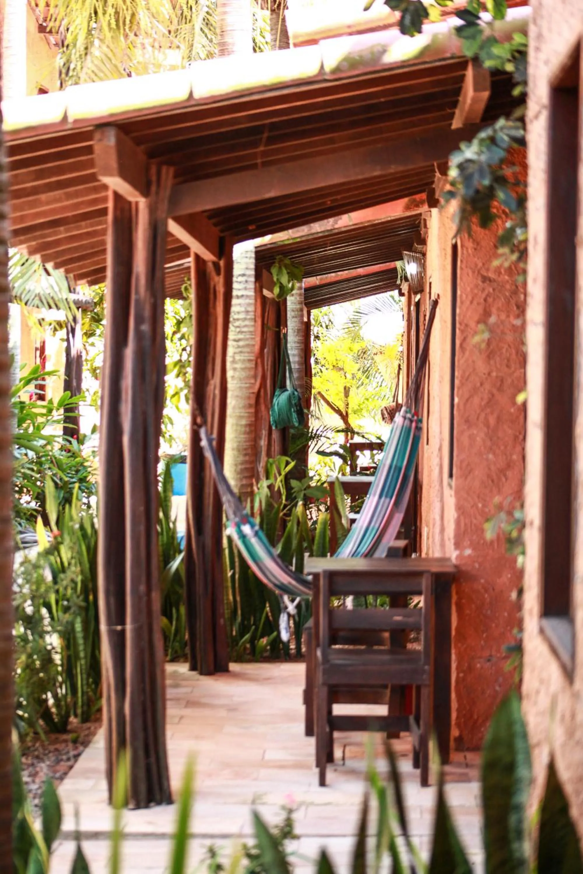 Patio in Pousada Corais do Sul