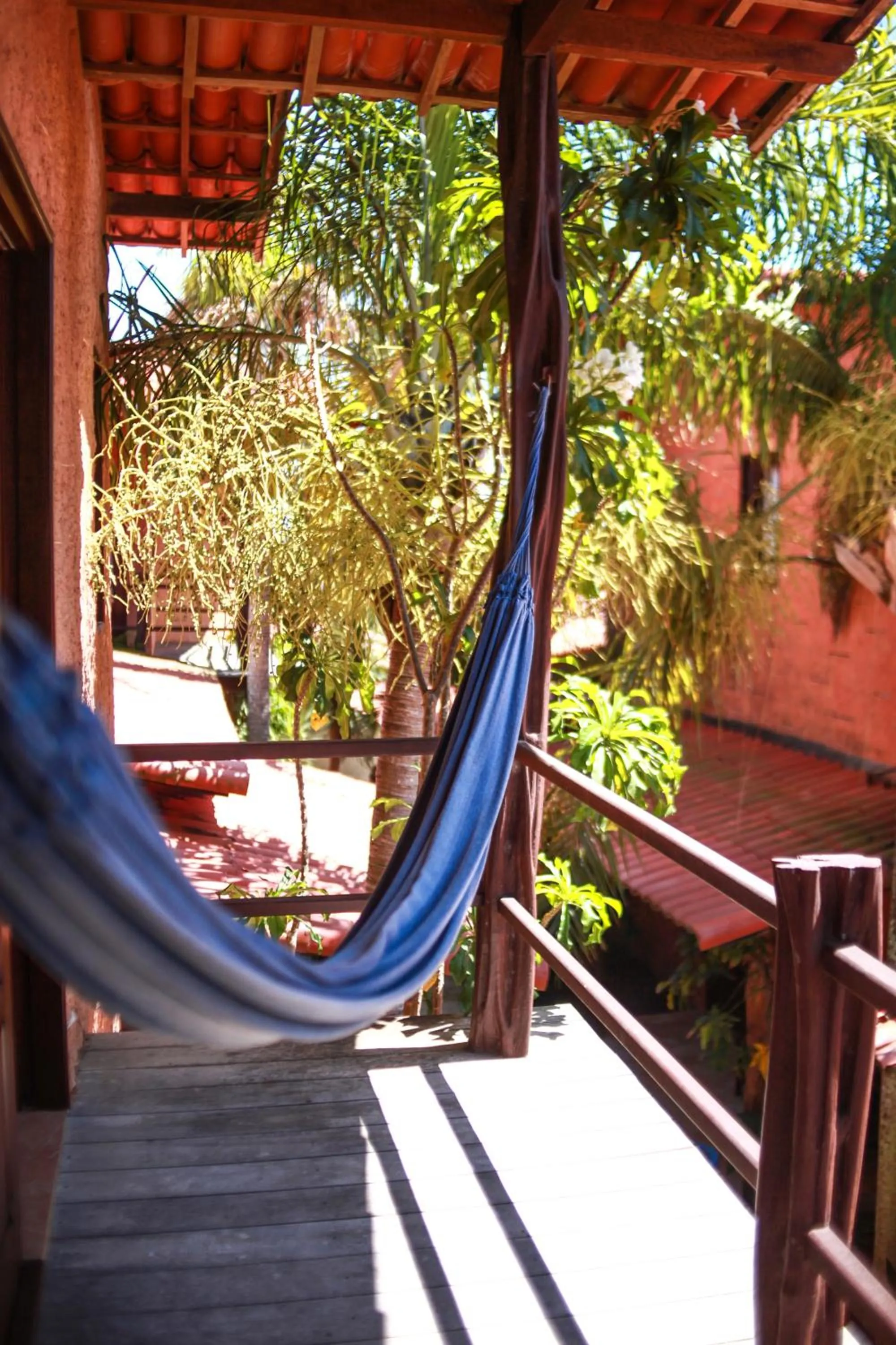 Balcony/Terrace in Pousada Corais do Sul