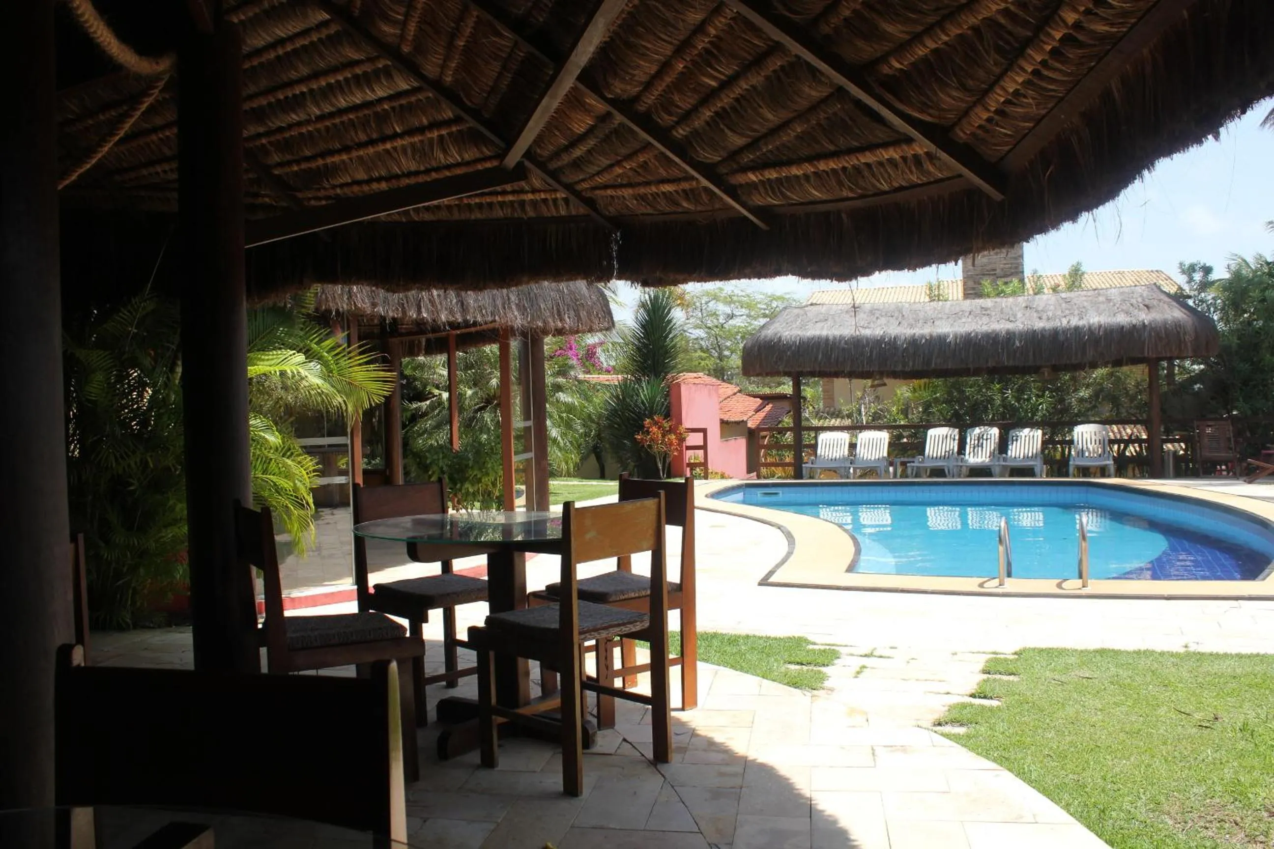 Patio in Pousada Corais do Sul