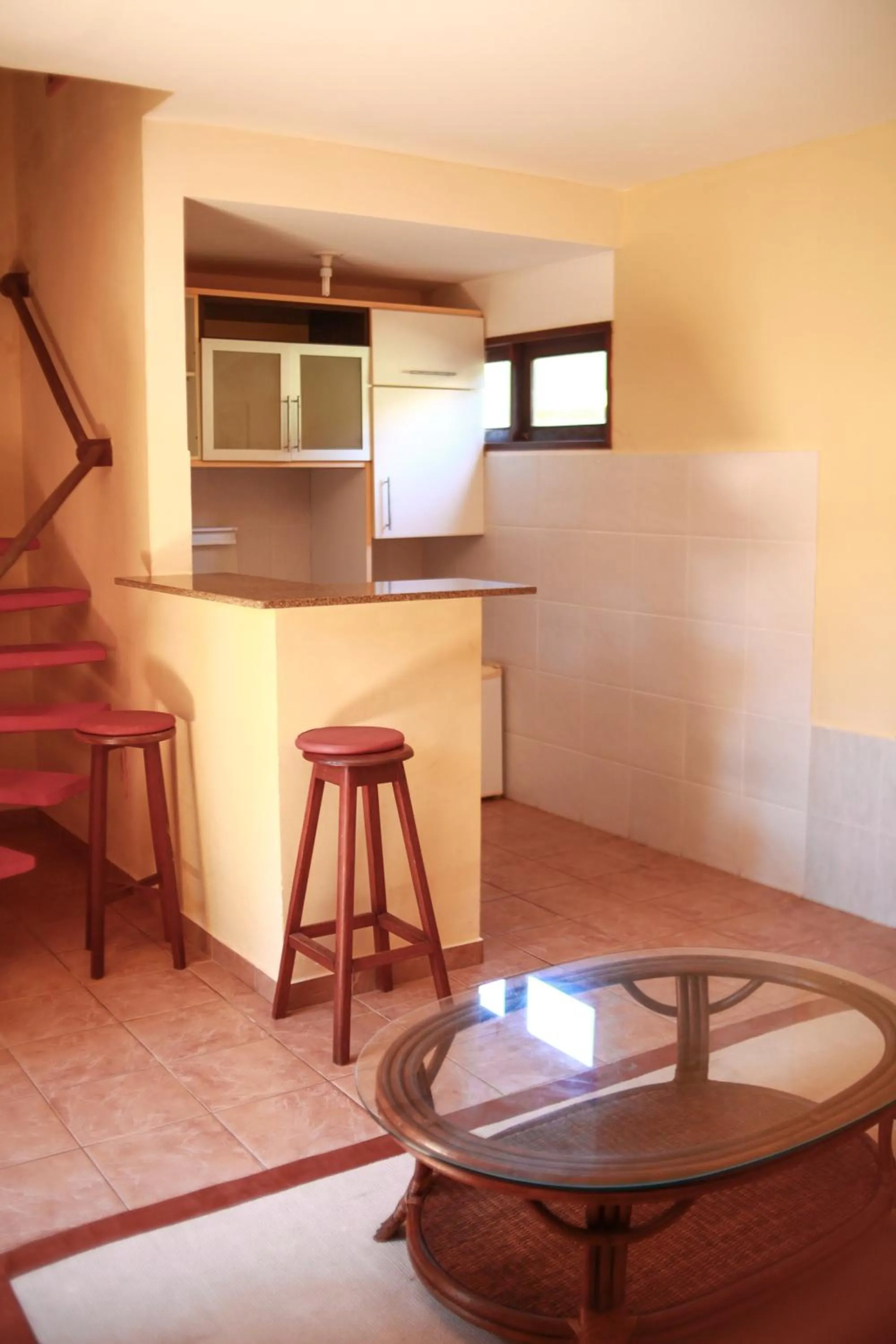 Kitchen or kitchenette in Pousada Corais do Sul