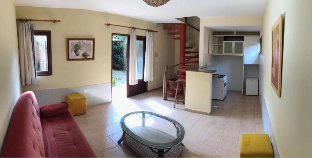 Living room in Pousada Corais do Sul