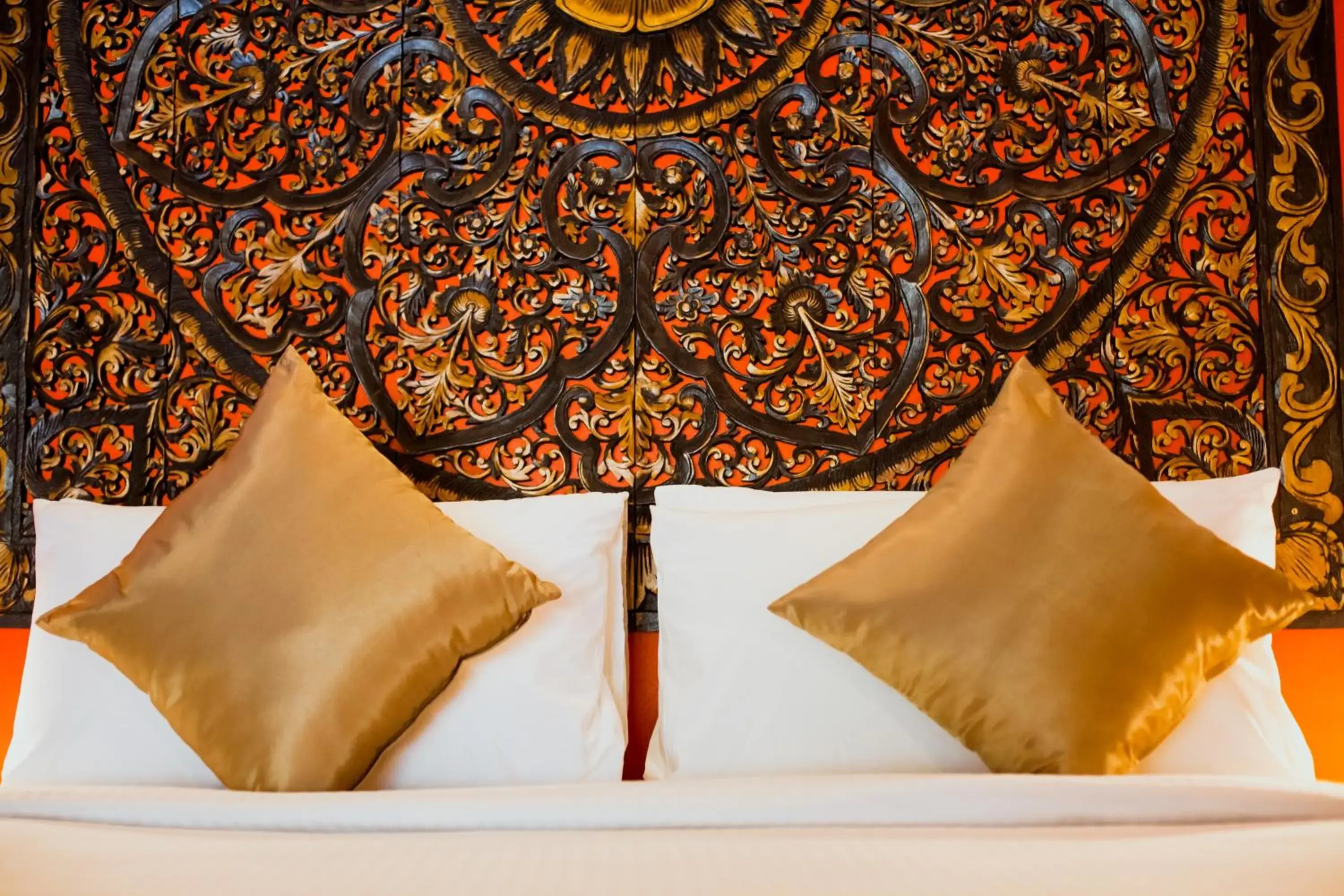 Bedroom, Bed in Baan Manuchang Villa, SHA Certified Bedroom, Bed in Baan Manuchang Villa, SHA Certified