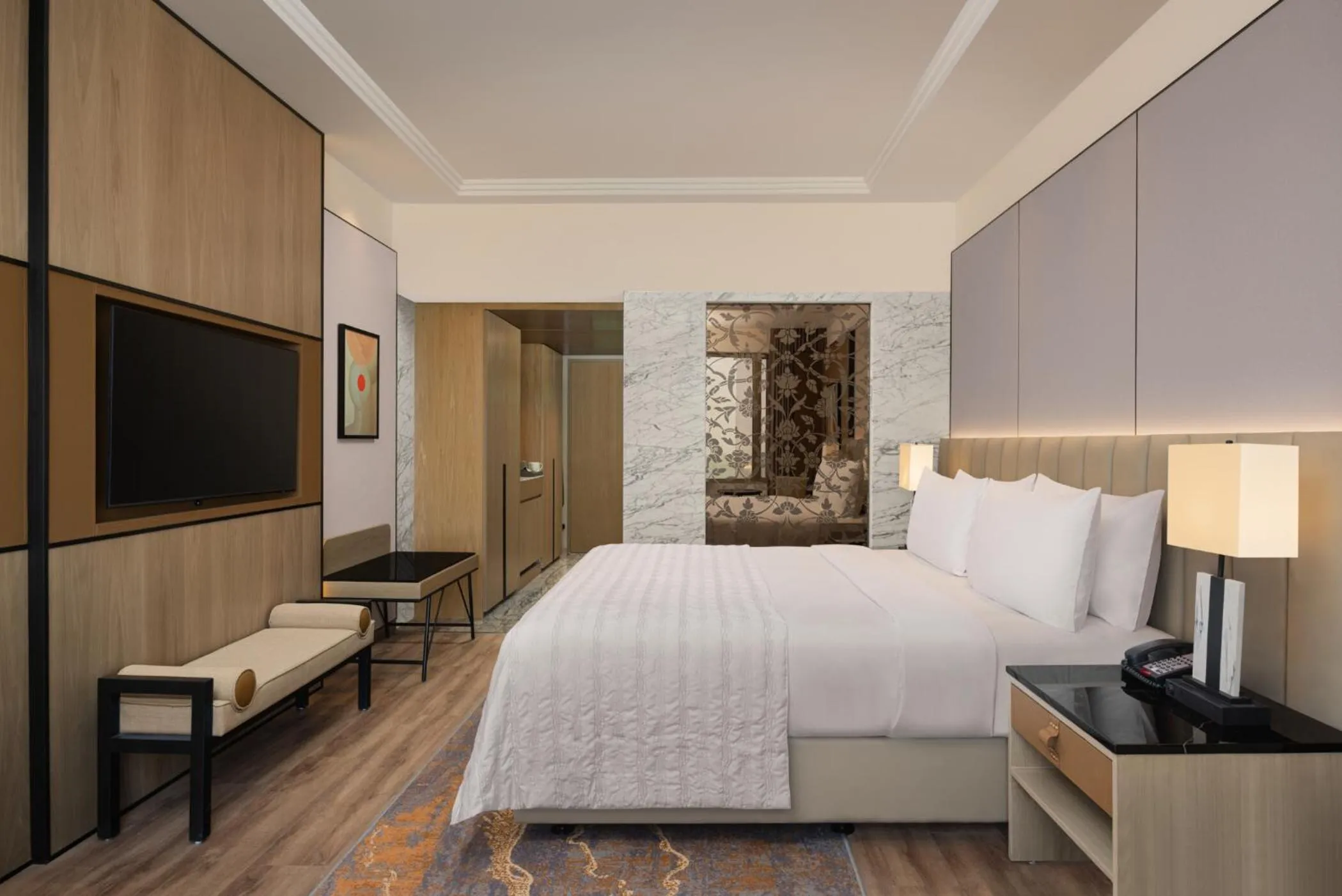 Bed in Le Meridien, Surat