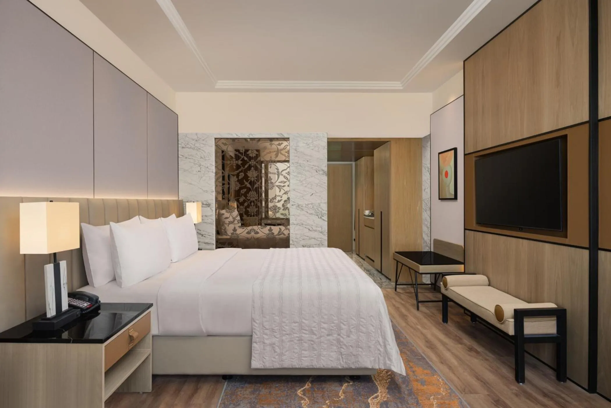 Bed in Le Meridien, Surat