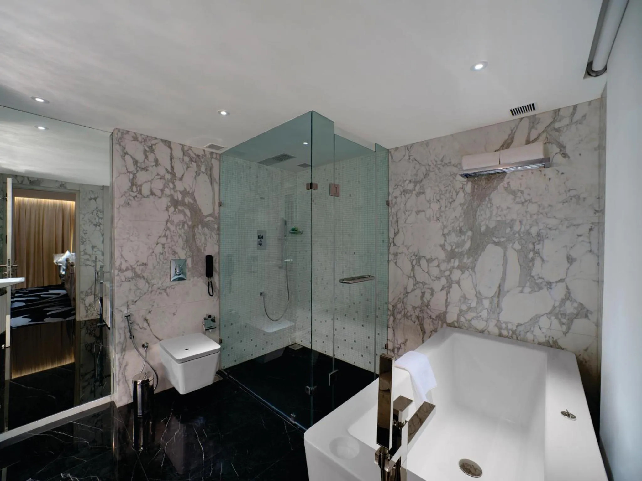 Bathroom in Orange Megastructure LLP
