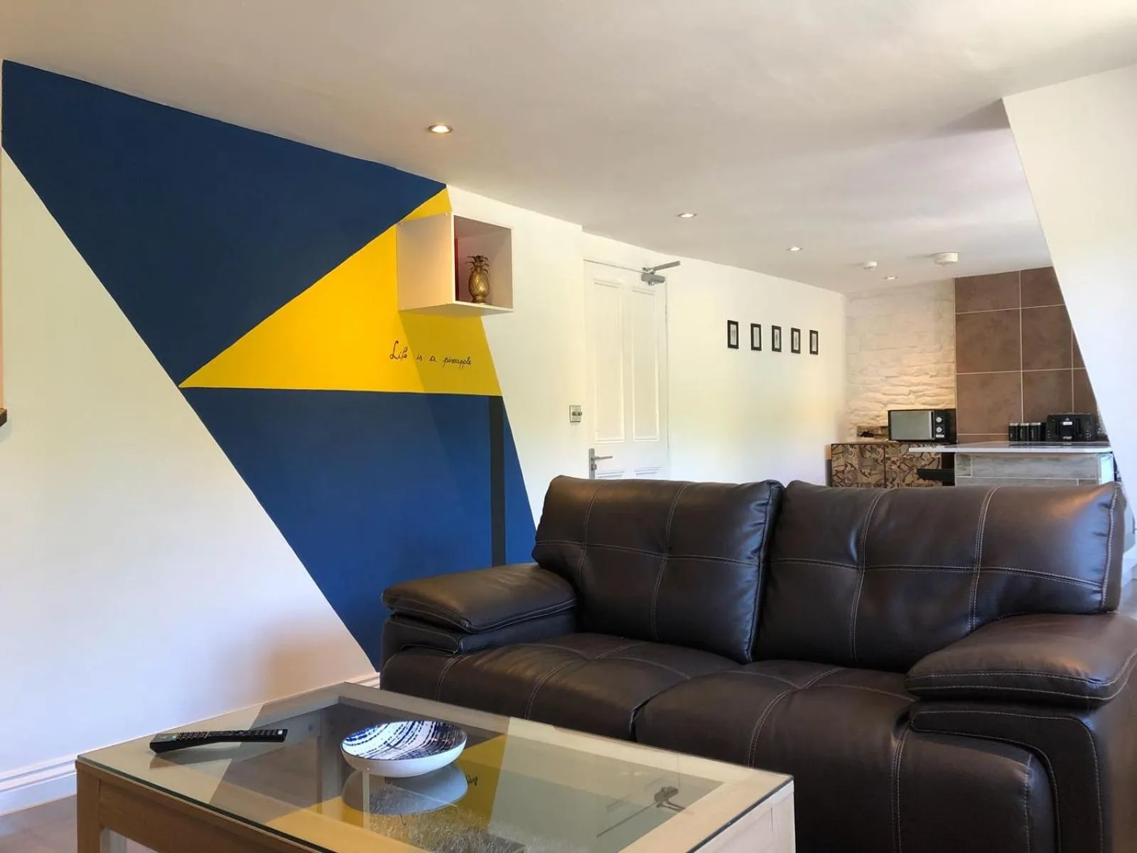 Living room in Old Fleece Apartments