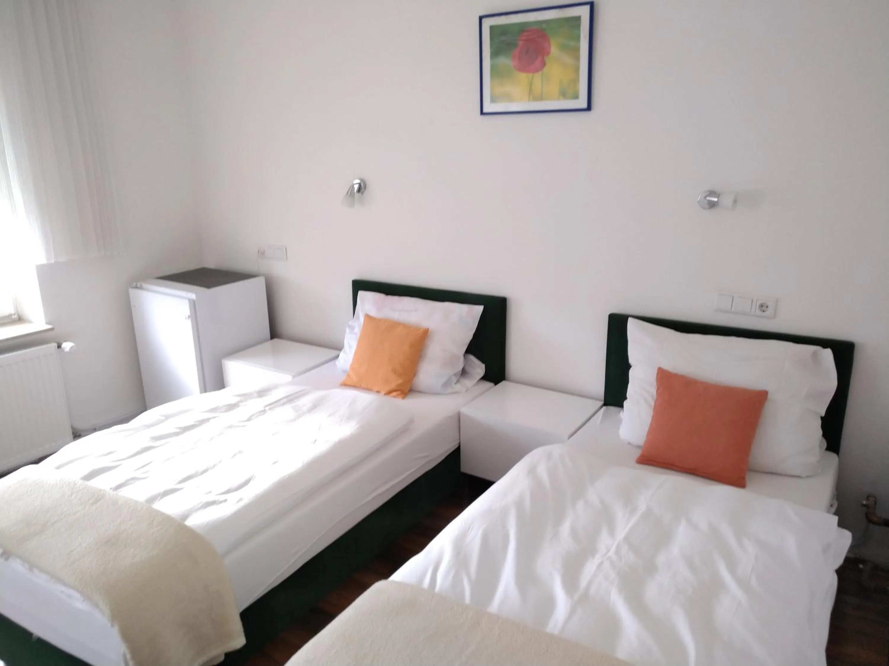 Bed in Hotel Zentrum