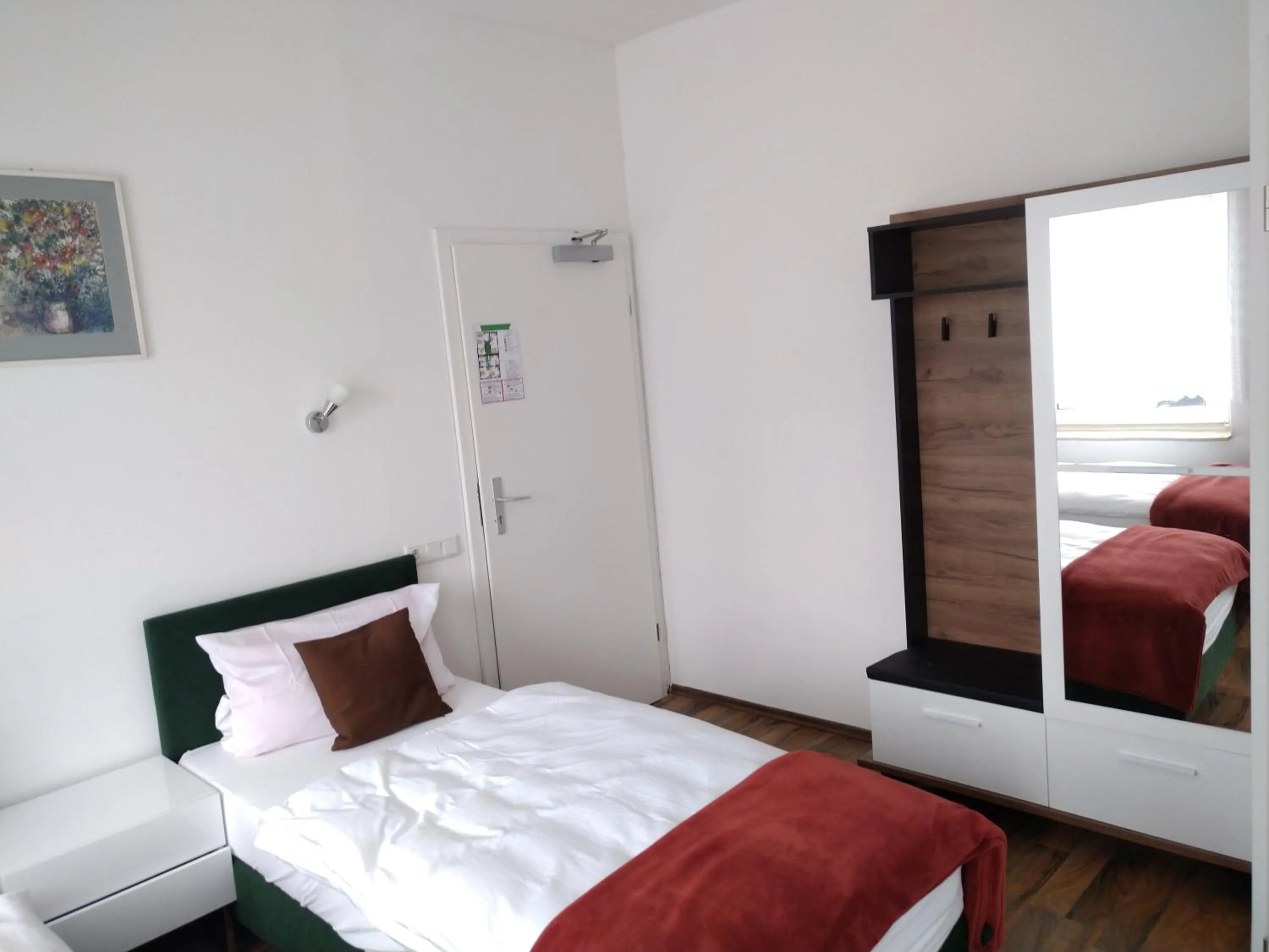 Bed in Hotel Zentrum