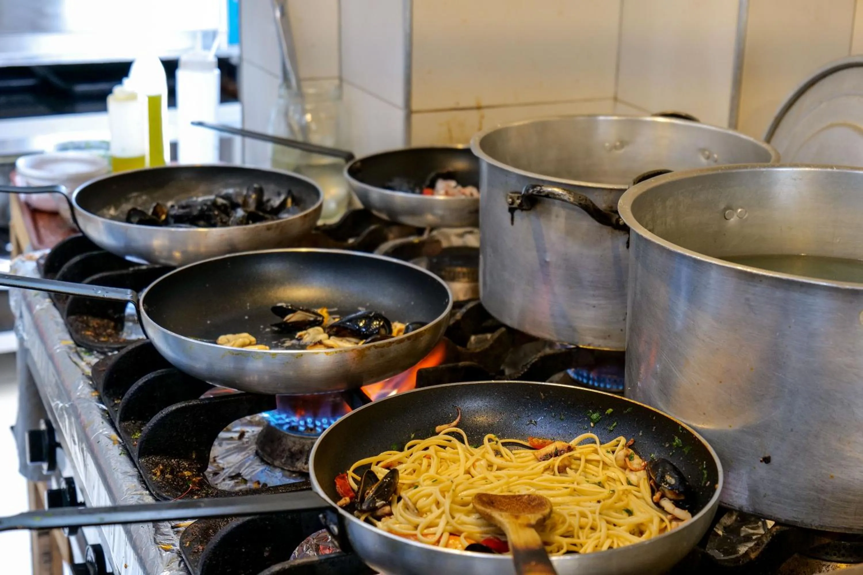 Kitchen or kitchenette in Hotel Afa