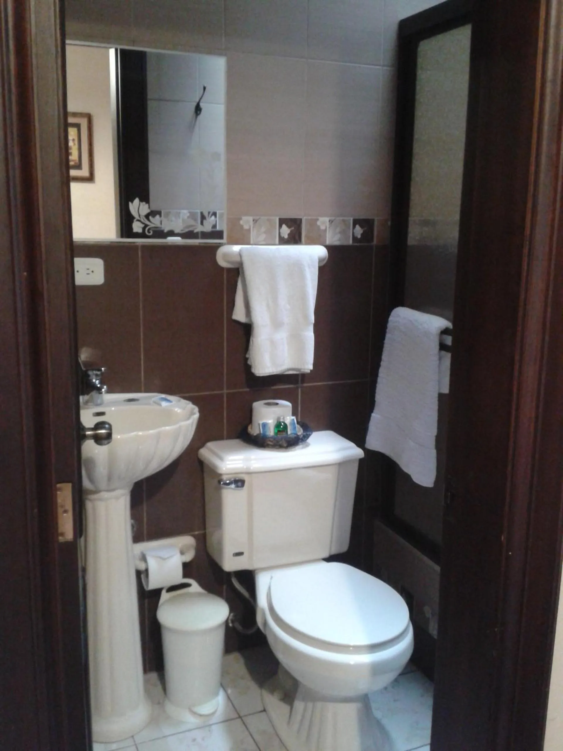 Bathroom in La Posada Cuencana Hotel