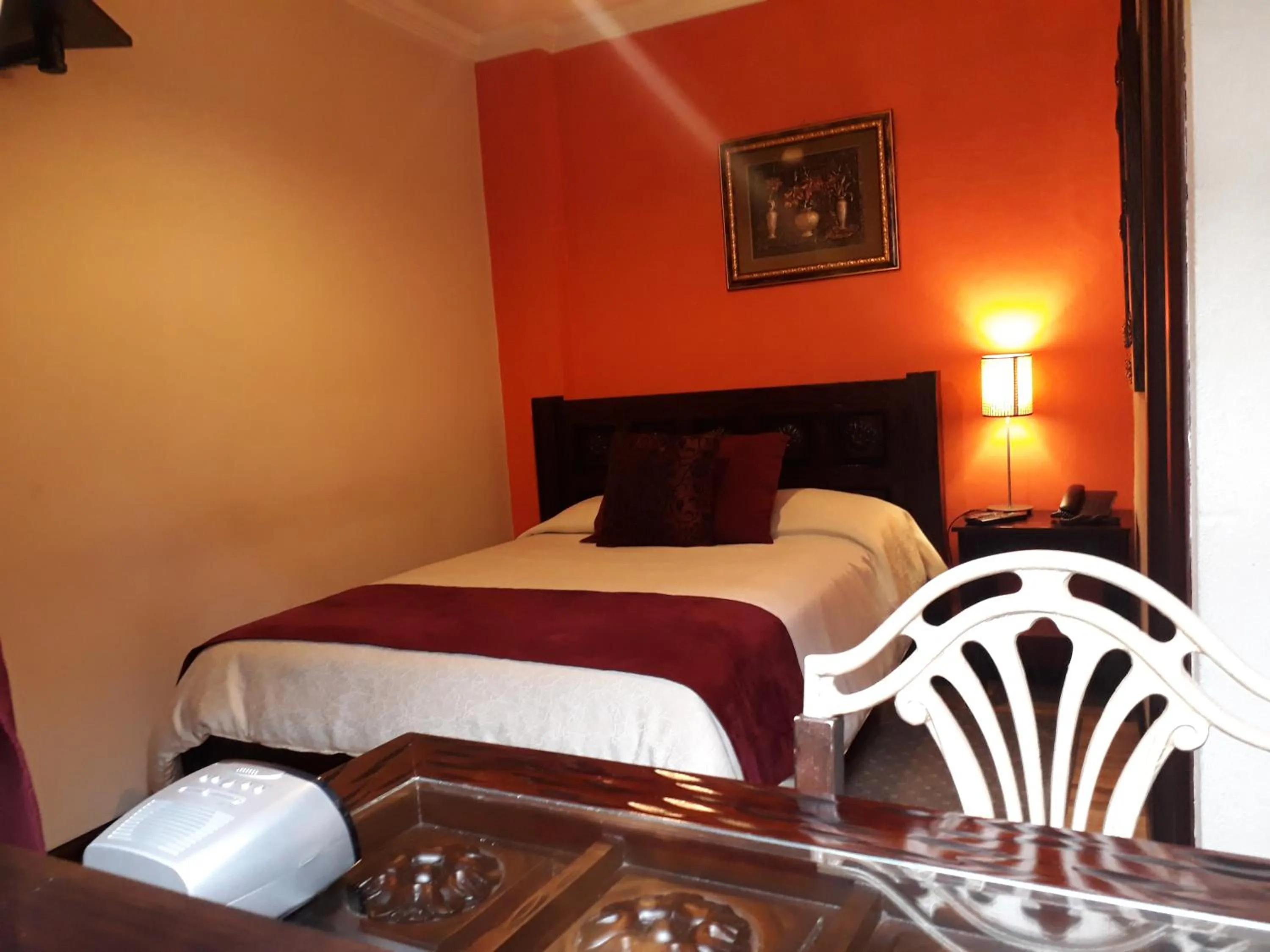 Photo of the whole room, Bed in La Posada Cuencana Hotel