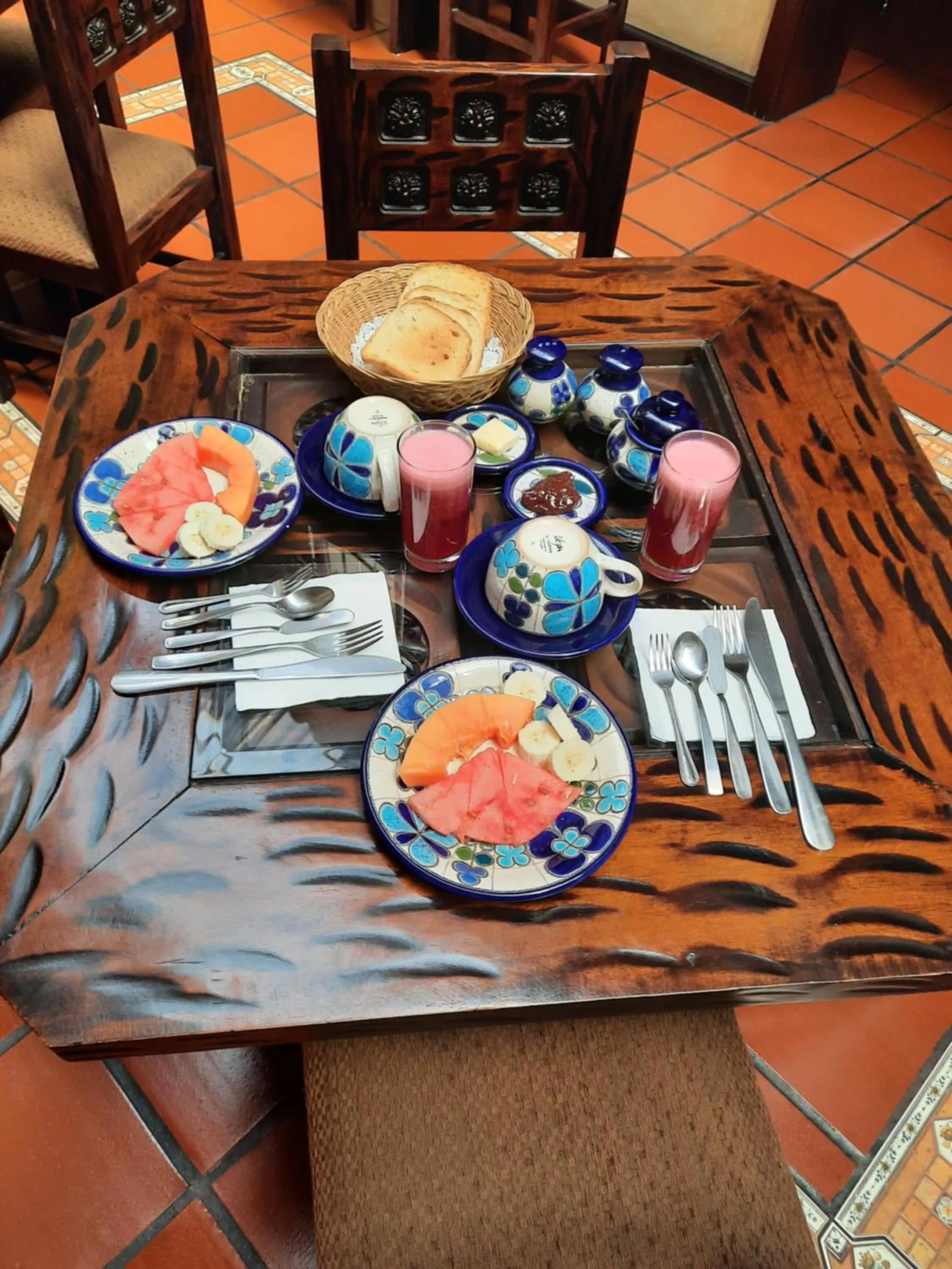 Breakfast in La Posada Cuencana Hotel