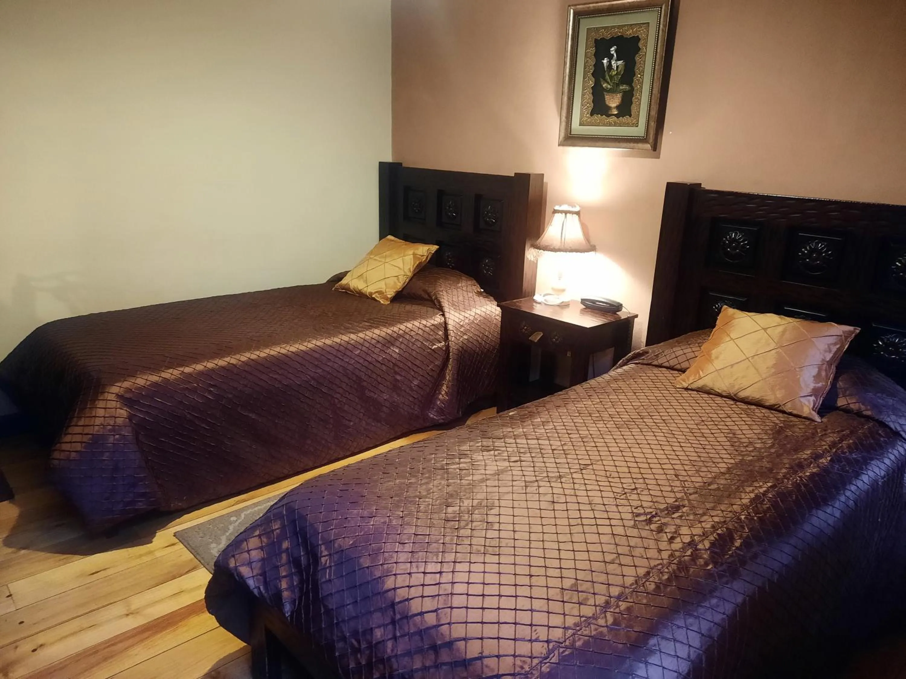 Photo of the whole room, Bed in La Posada Cuencana Hotel