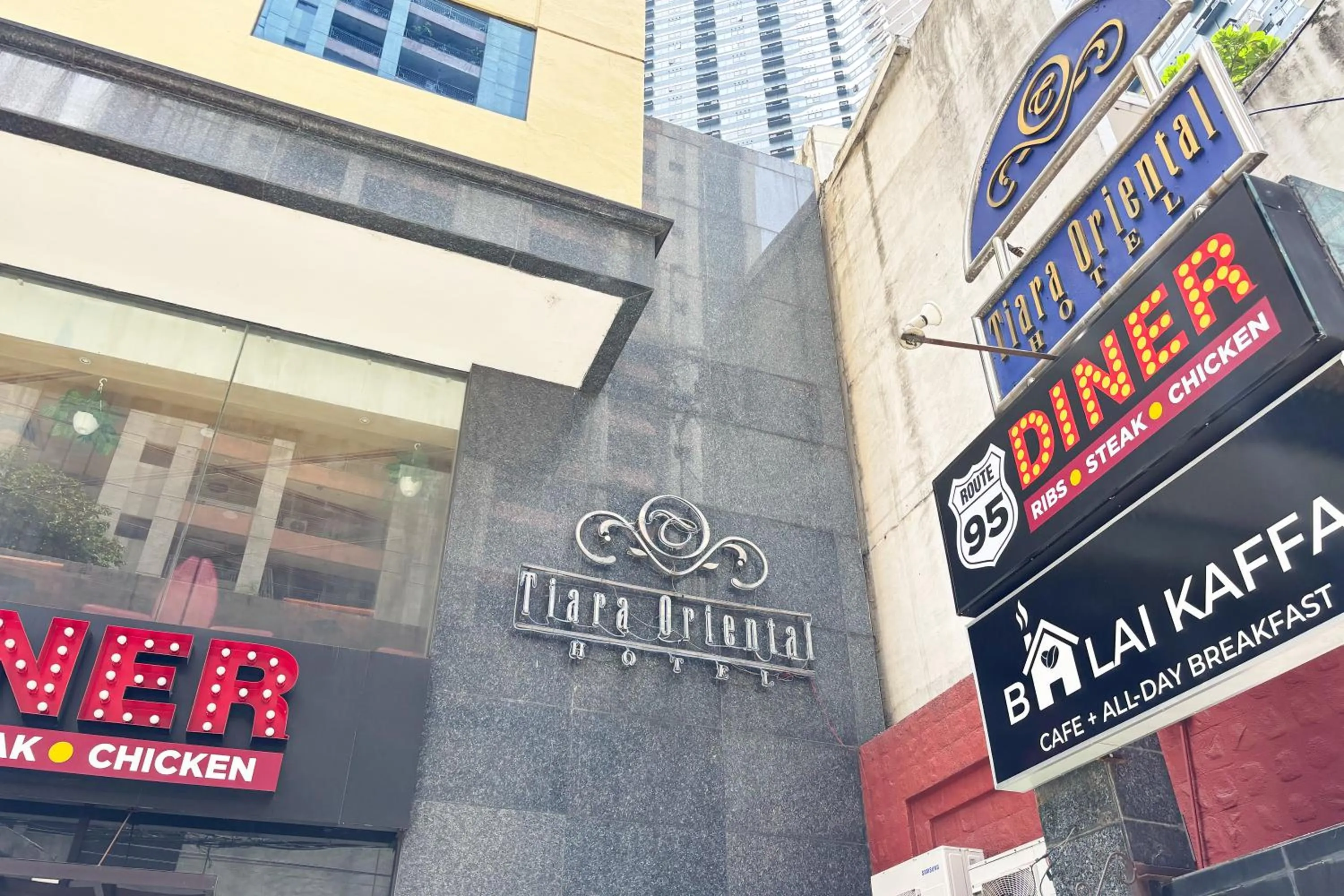 Property building in Tiara Oriental Hotel Makati powered by Cocotel