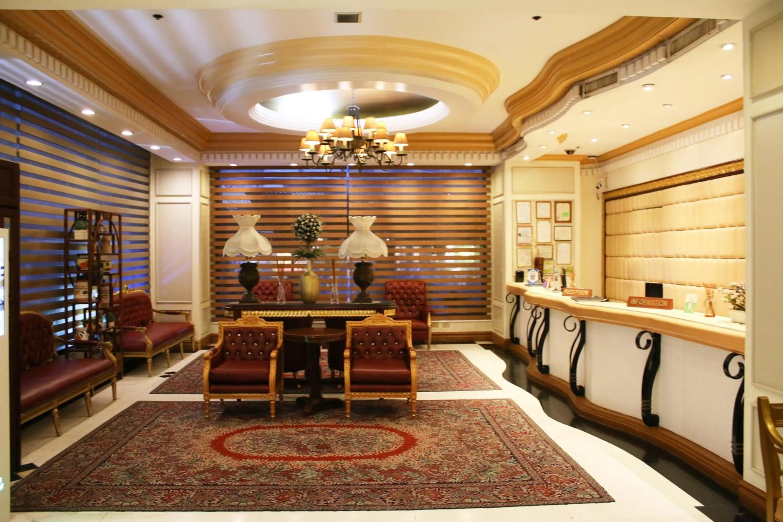 Lobby or reception in Tiara Oriental Hotel Makati powered by Cocotel
