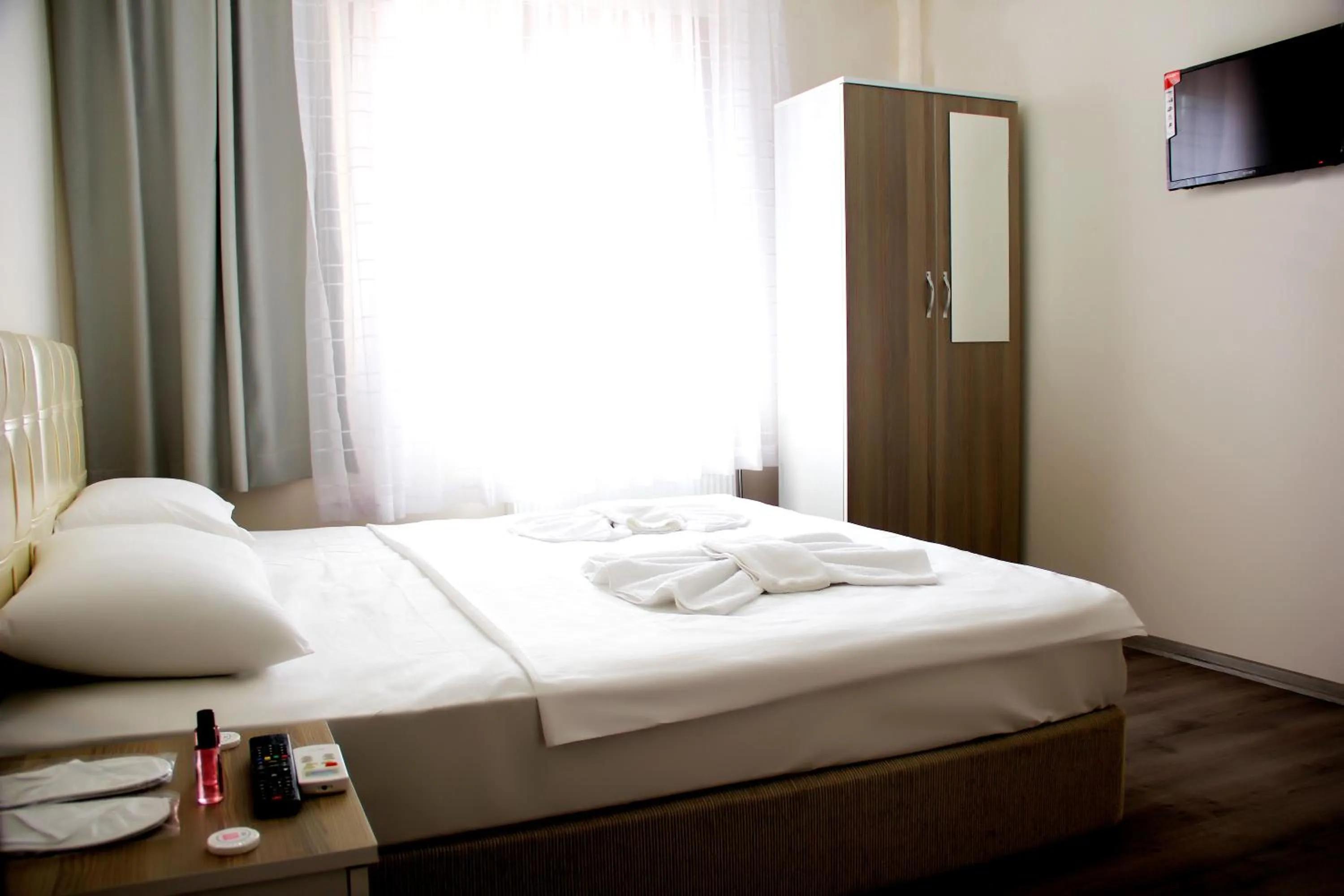 Bed in Marpalace Hotel