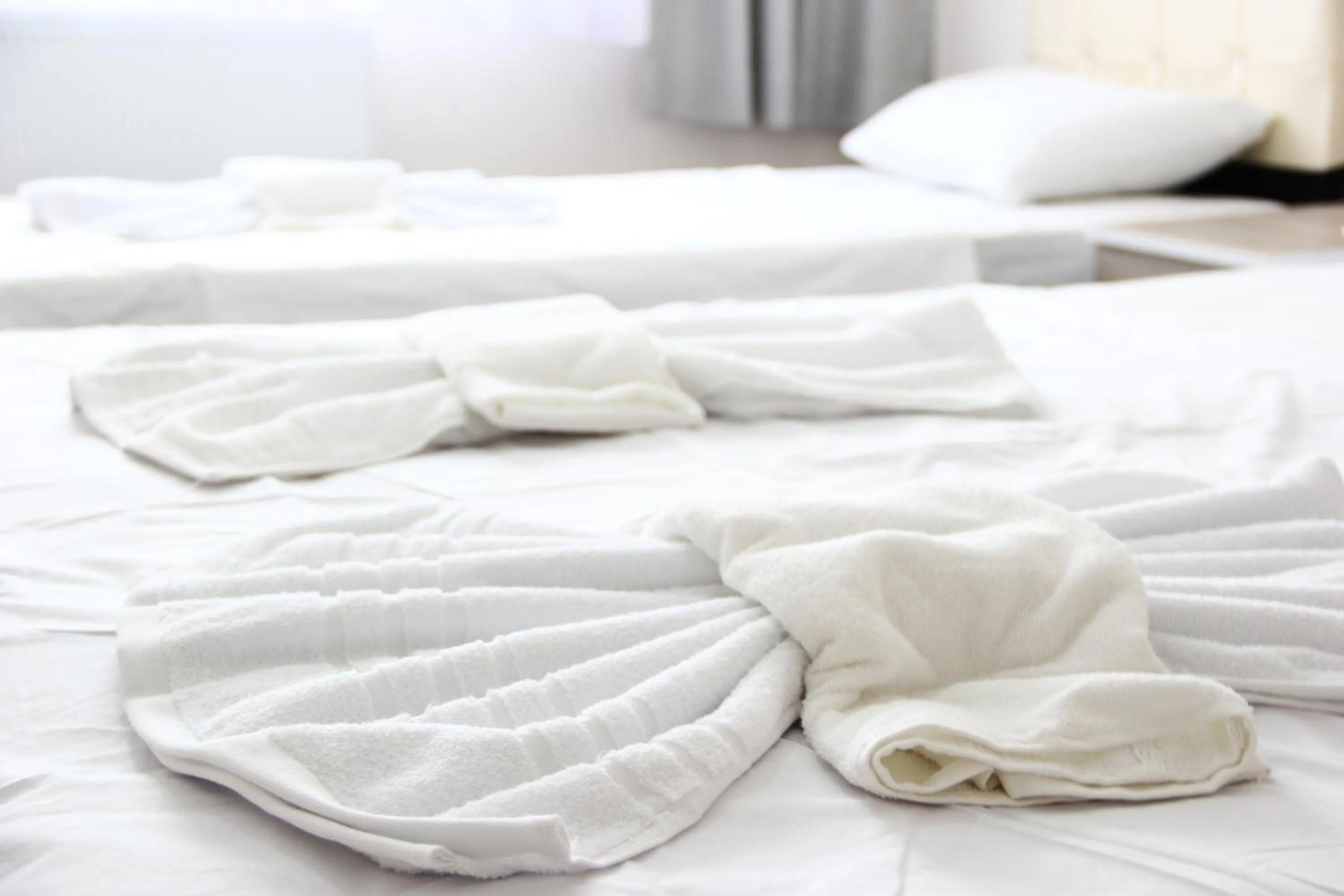 Bed in Marpalace Hotel