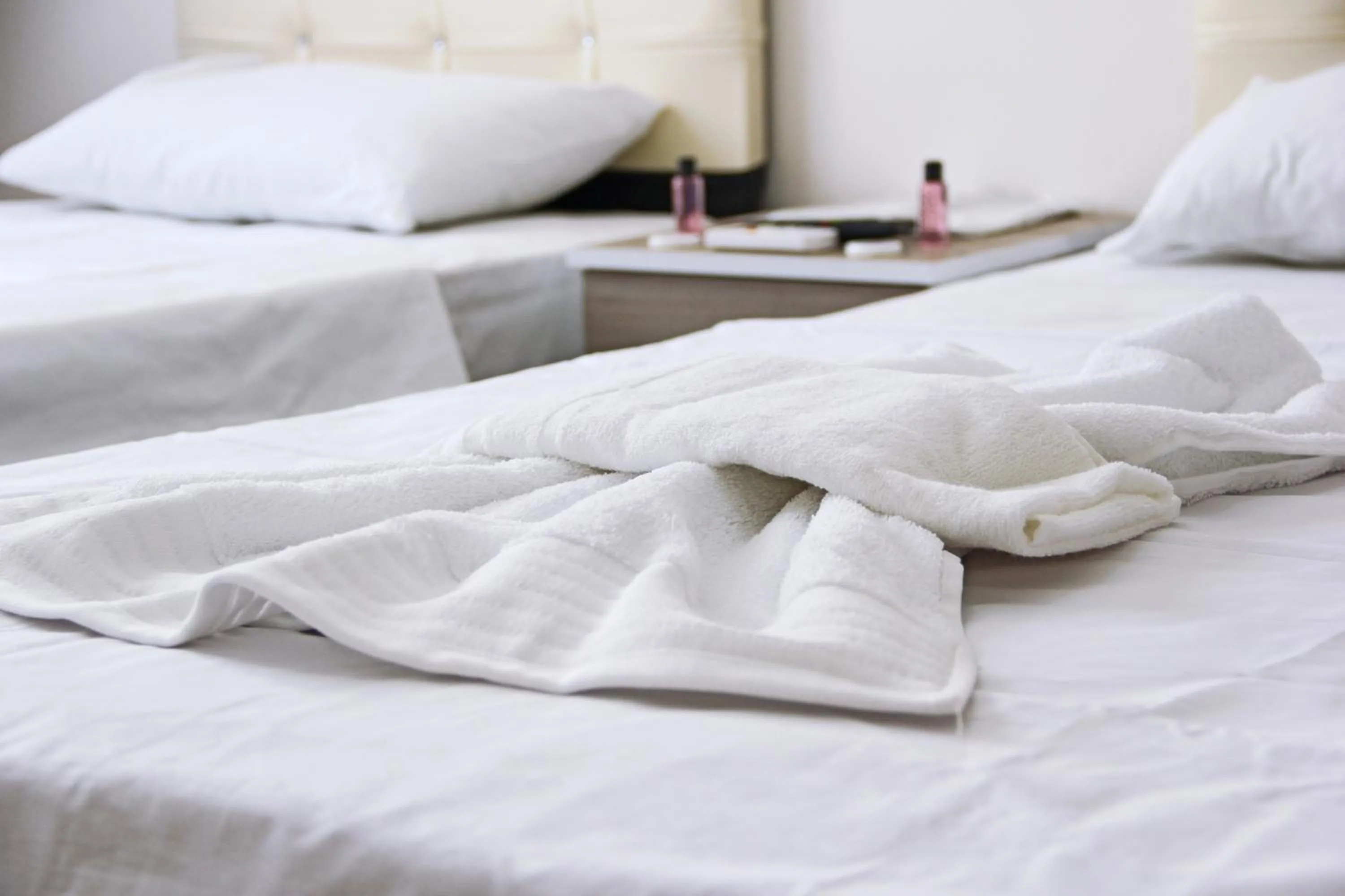 Bed in Marpalace Hotel