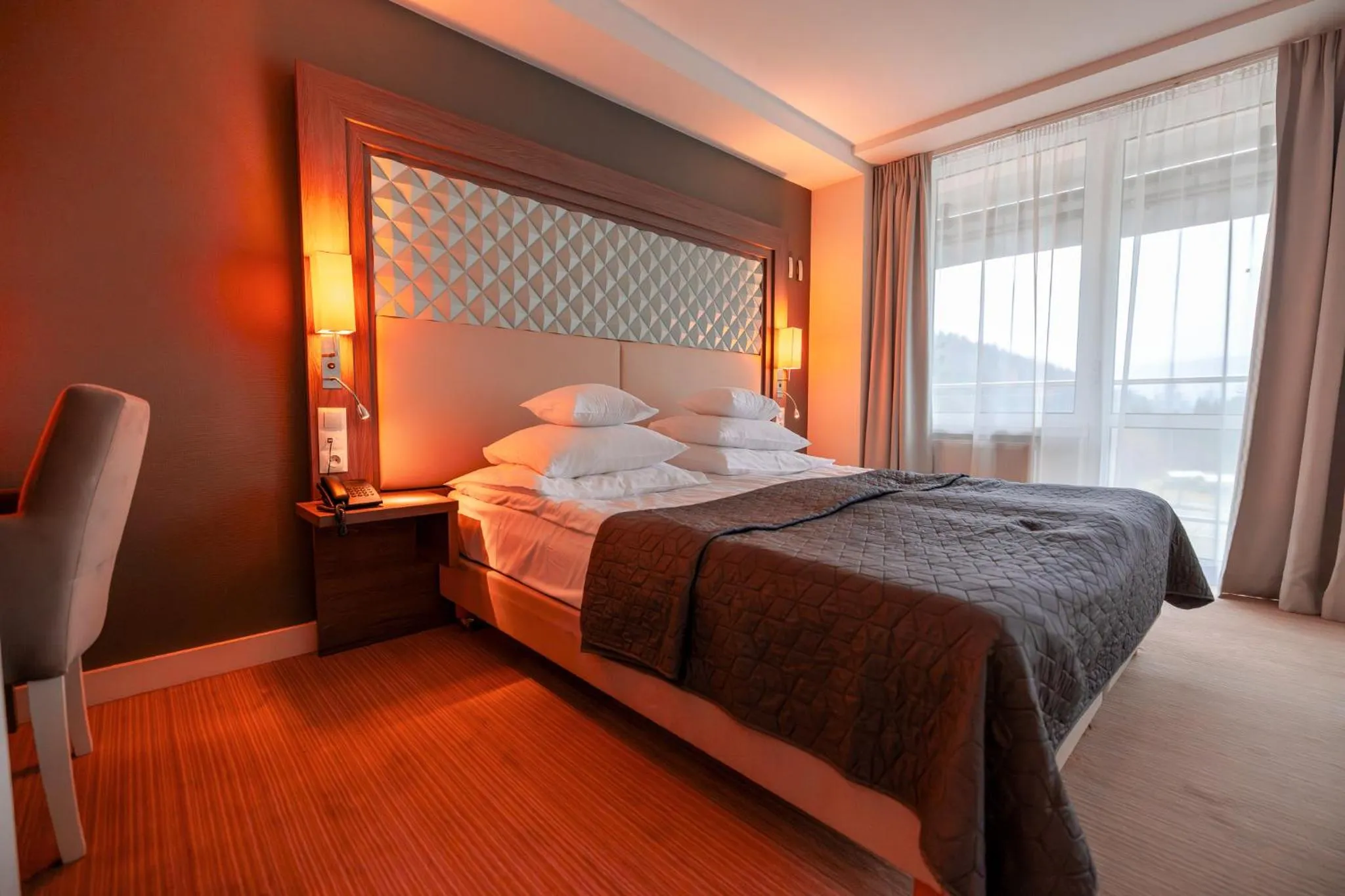 Bed in Hotel Perła Południa