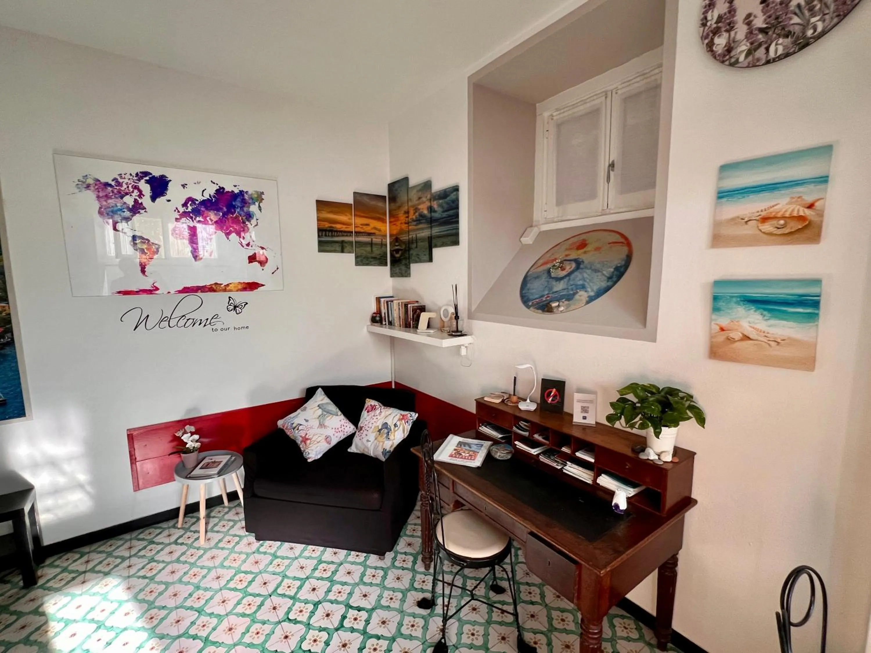 Living room in B&B Ladidi