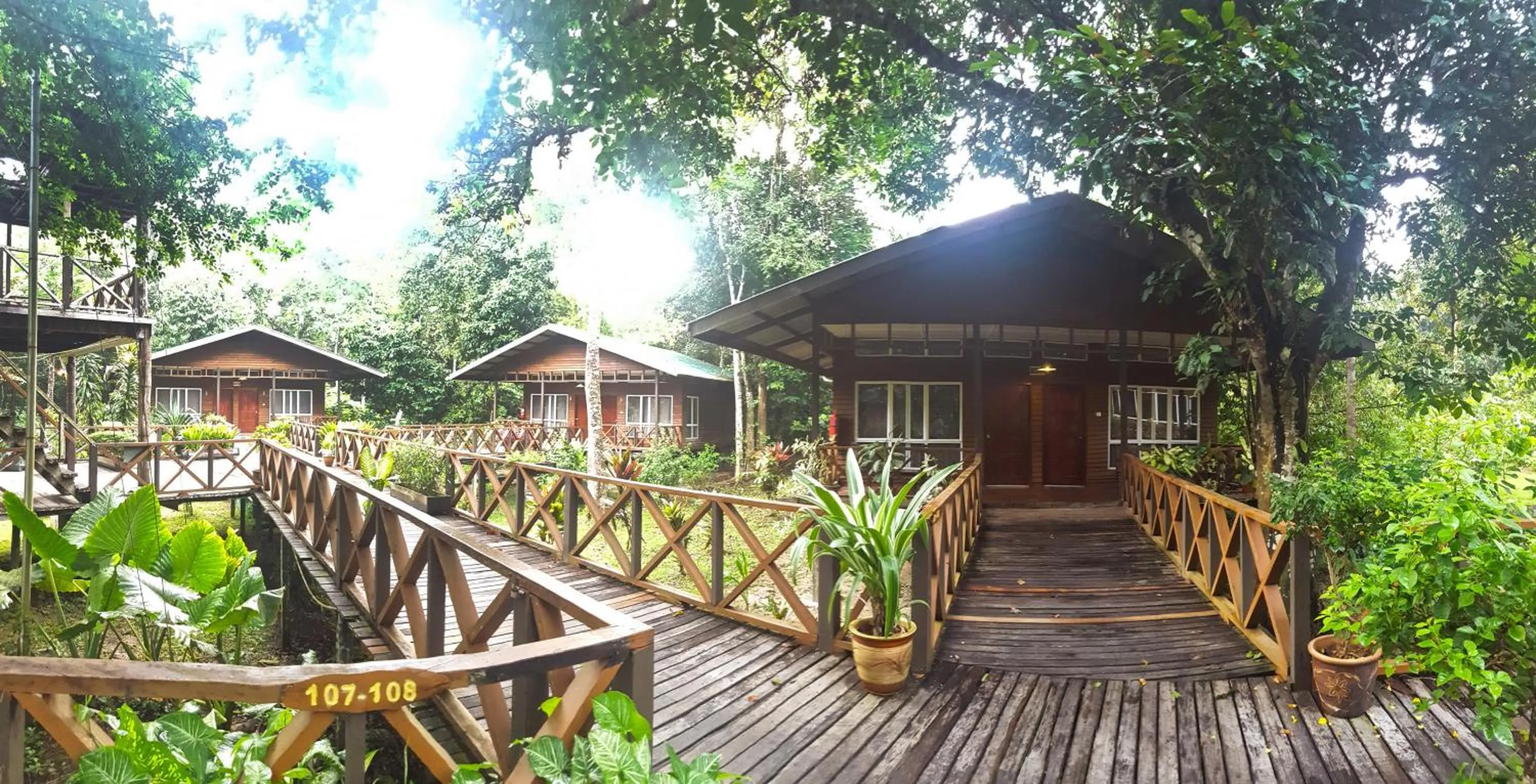 Property building in Borneo Nature Lodge