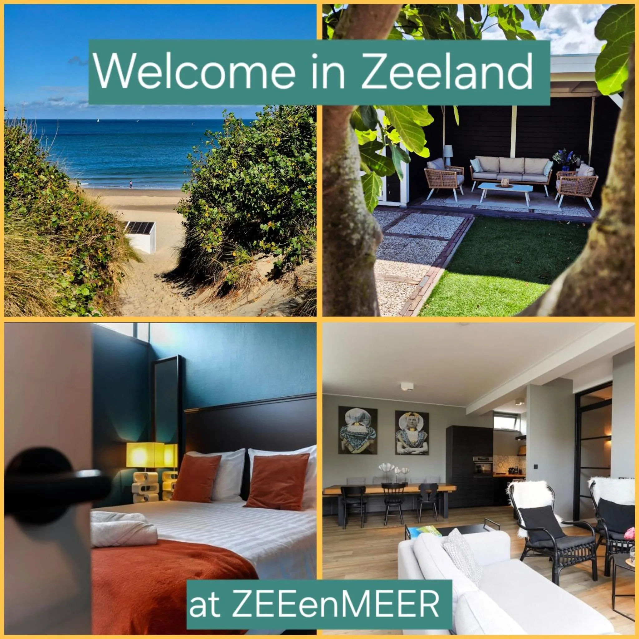 ZEEenMEER stijlvol ruim vakantiehuis vlakbij strand Zeeland