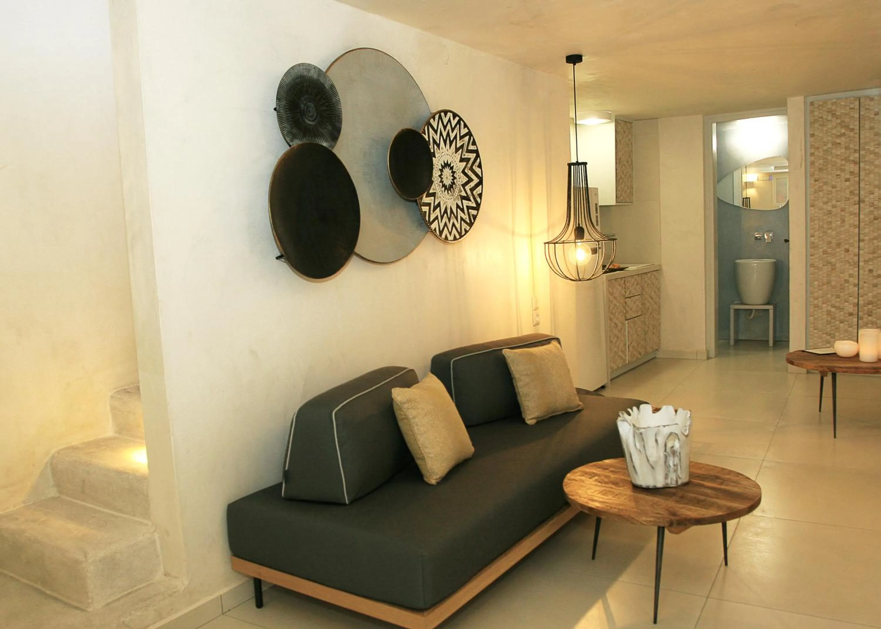 Kitchen or kitchenette in Esperia Luxury Suites